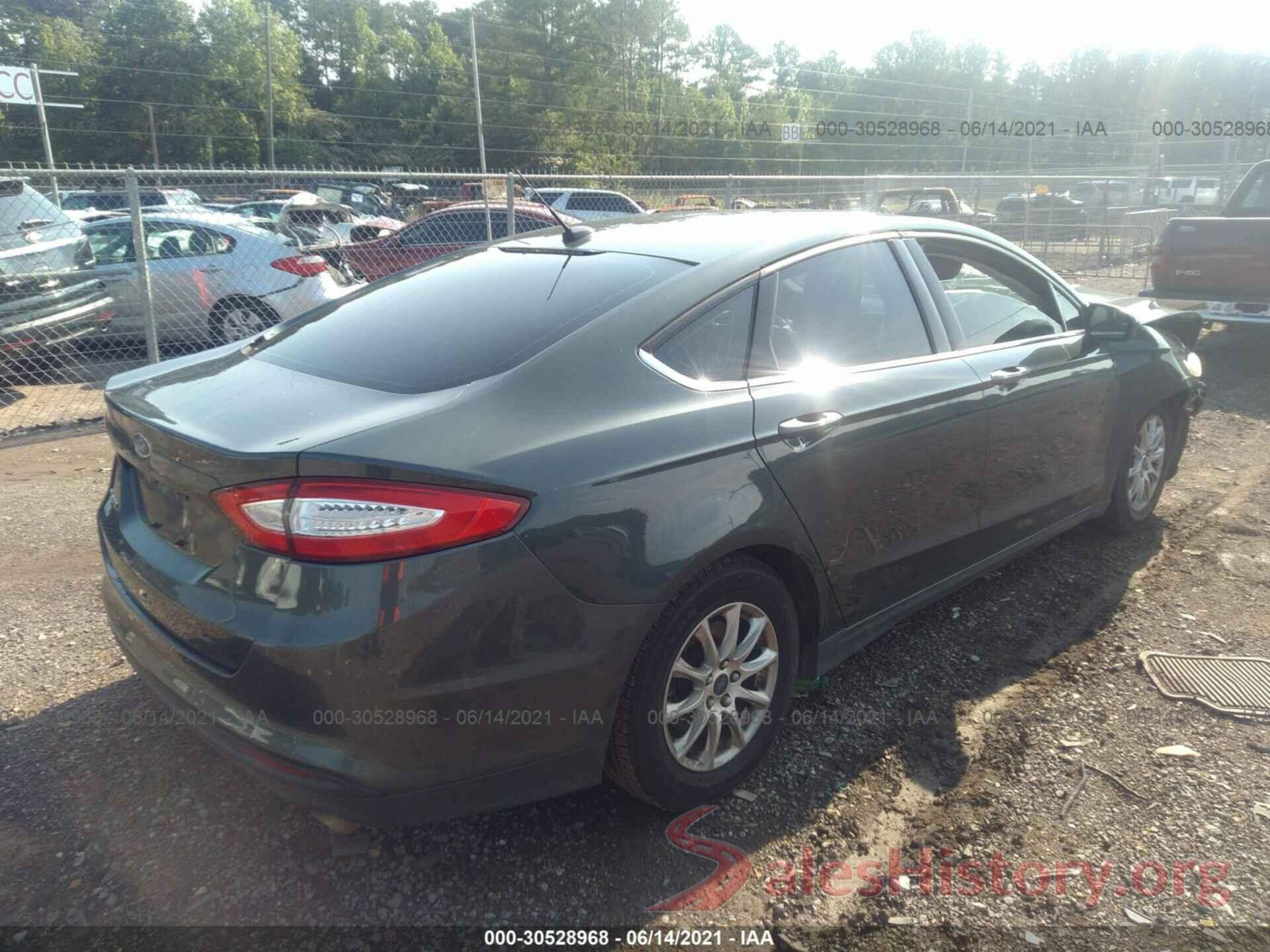 1FA6P0G77G5105842 2016 FORD FUSION