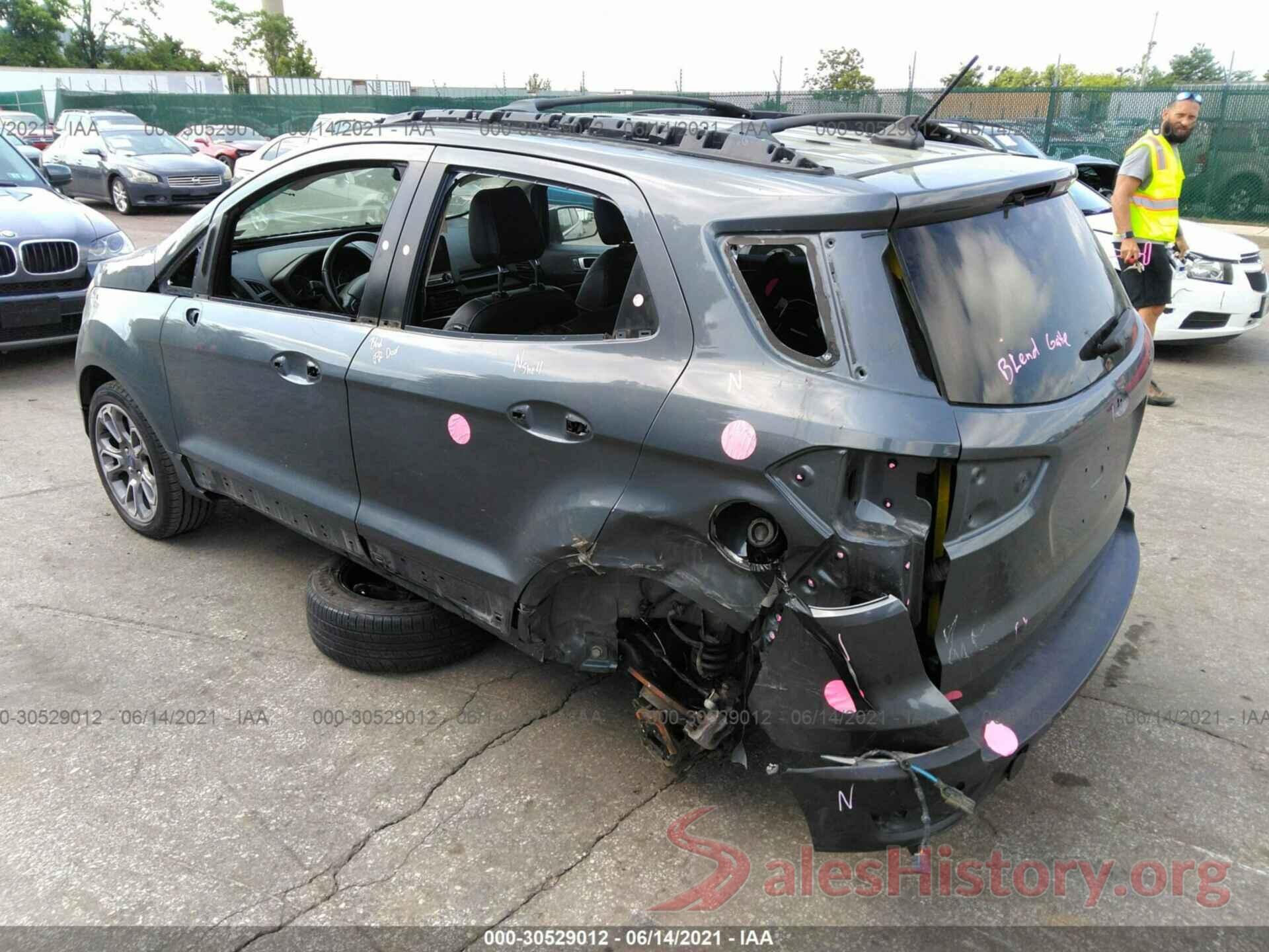 MAJ3P1VE1JC197253 2018 FORD ECOSPORT