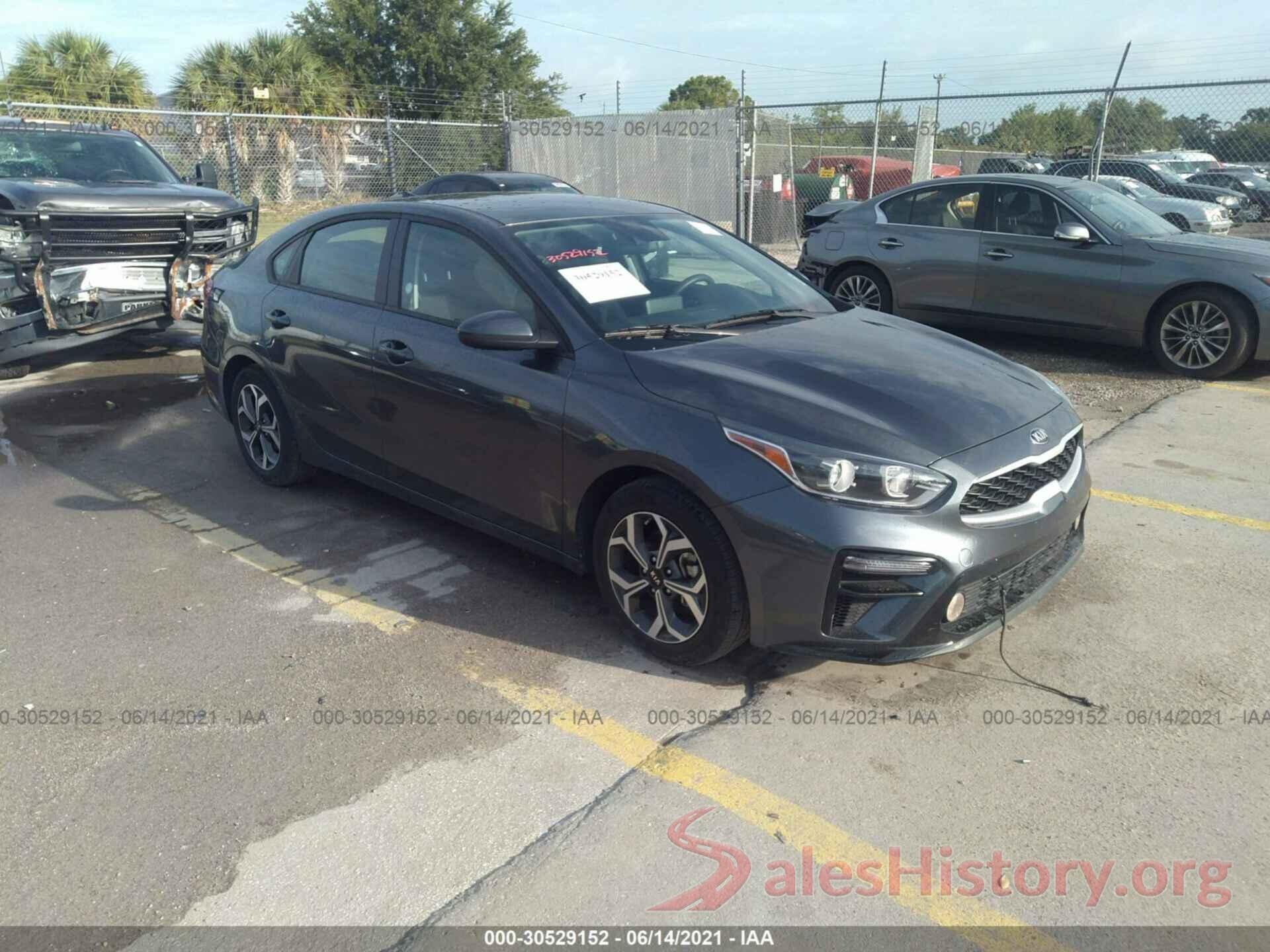 3KPF24ADXLE205169 2020 KIA FORTE