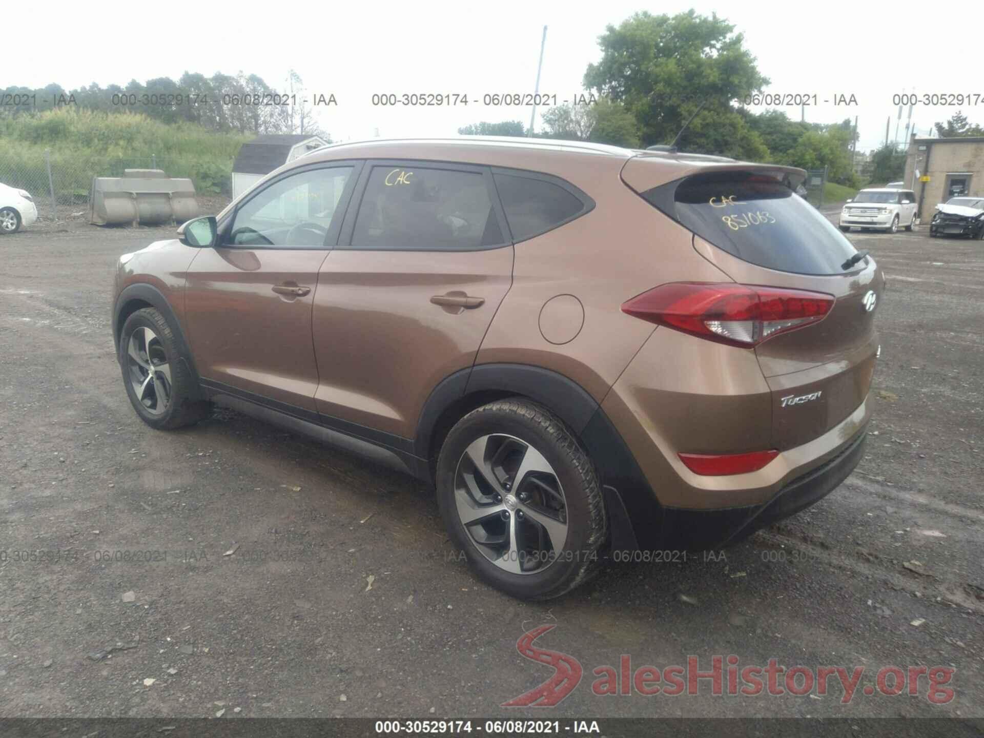 KM8J3CA2XGU075378 2016 HYUNDAI TUCSON