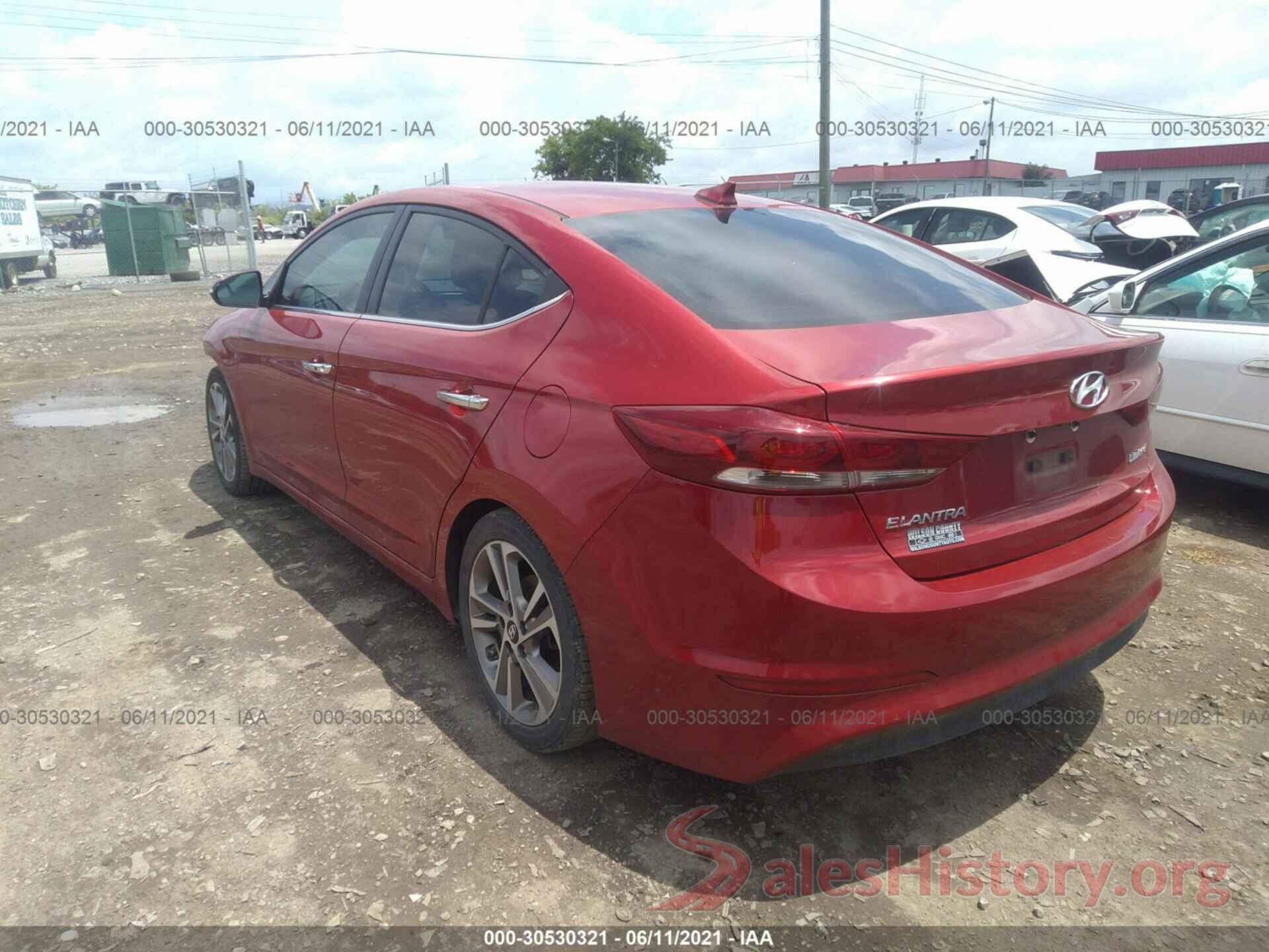 5NPD84LF5HH011401 2017 HYUNDAI ELANTRA