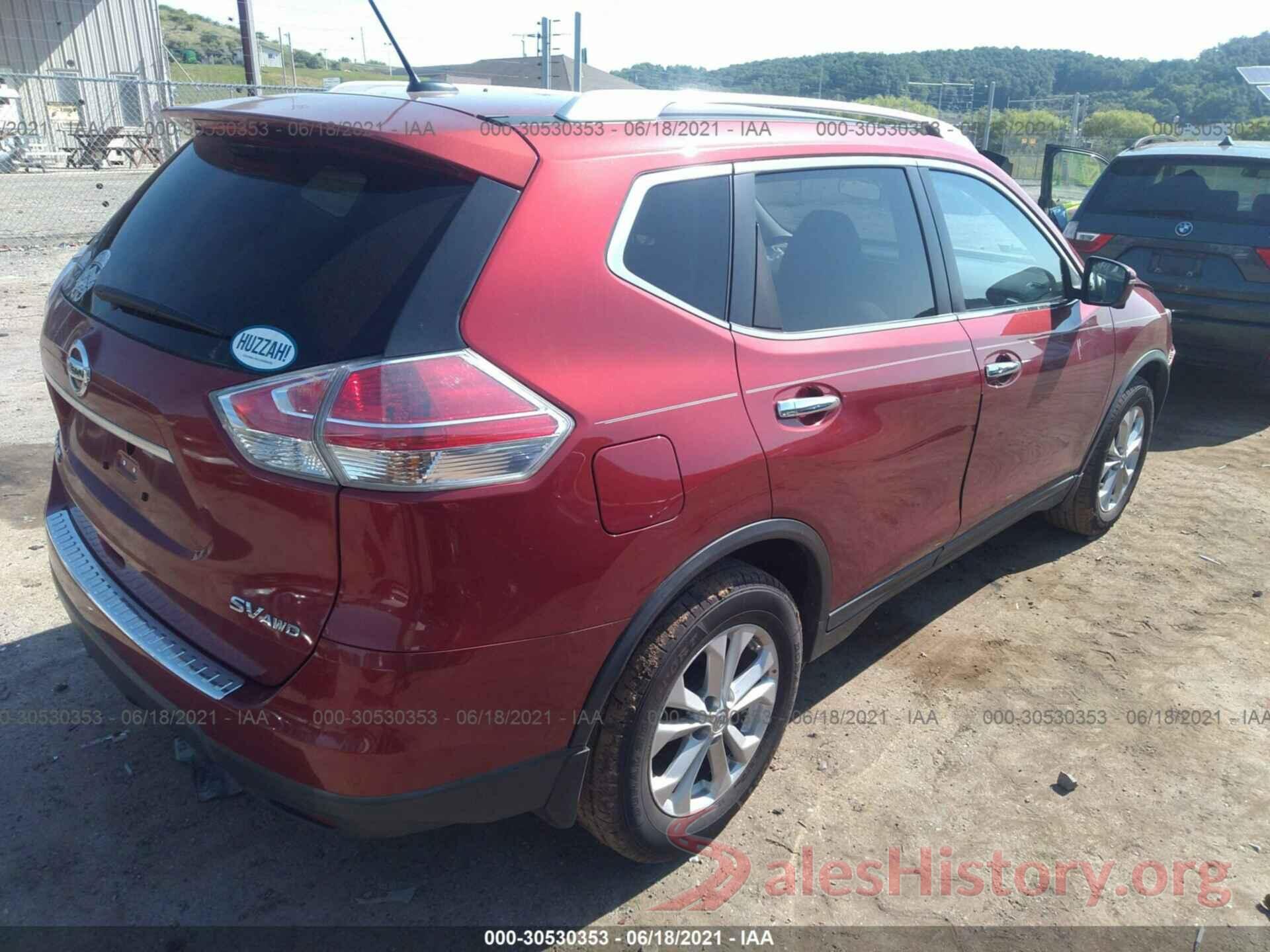 KNMAT2MV9GP601020 2016 NISSAN ROGUE