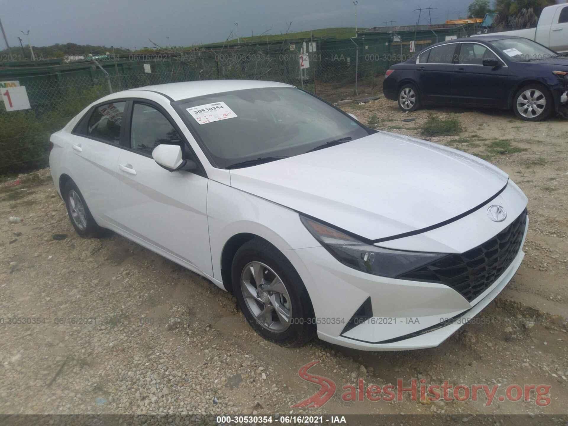 5NPLL4AG1MH033945 2021 HYUNDAI ELANTRA