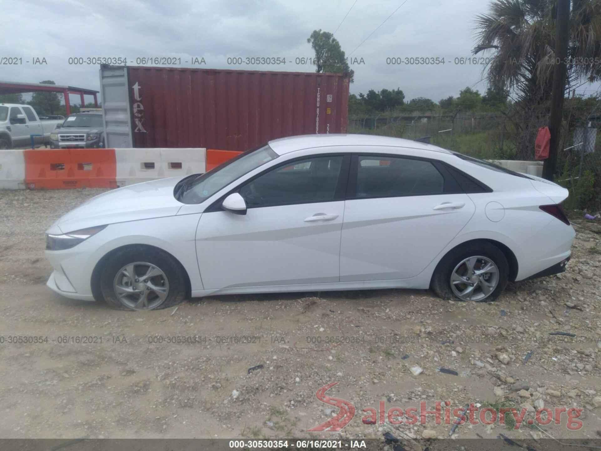 5NPLL4AG1MH033945 2021 HYUNDAI ELANTRA