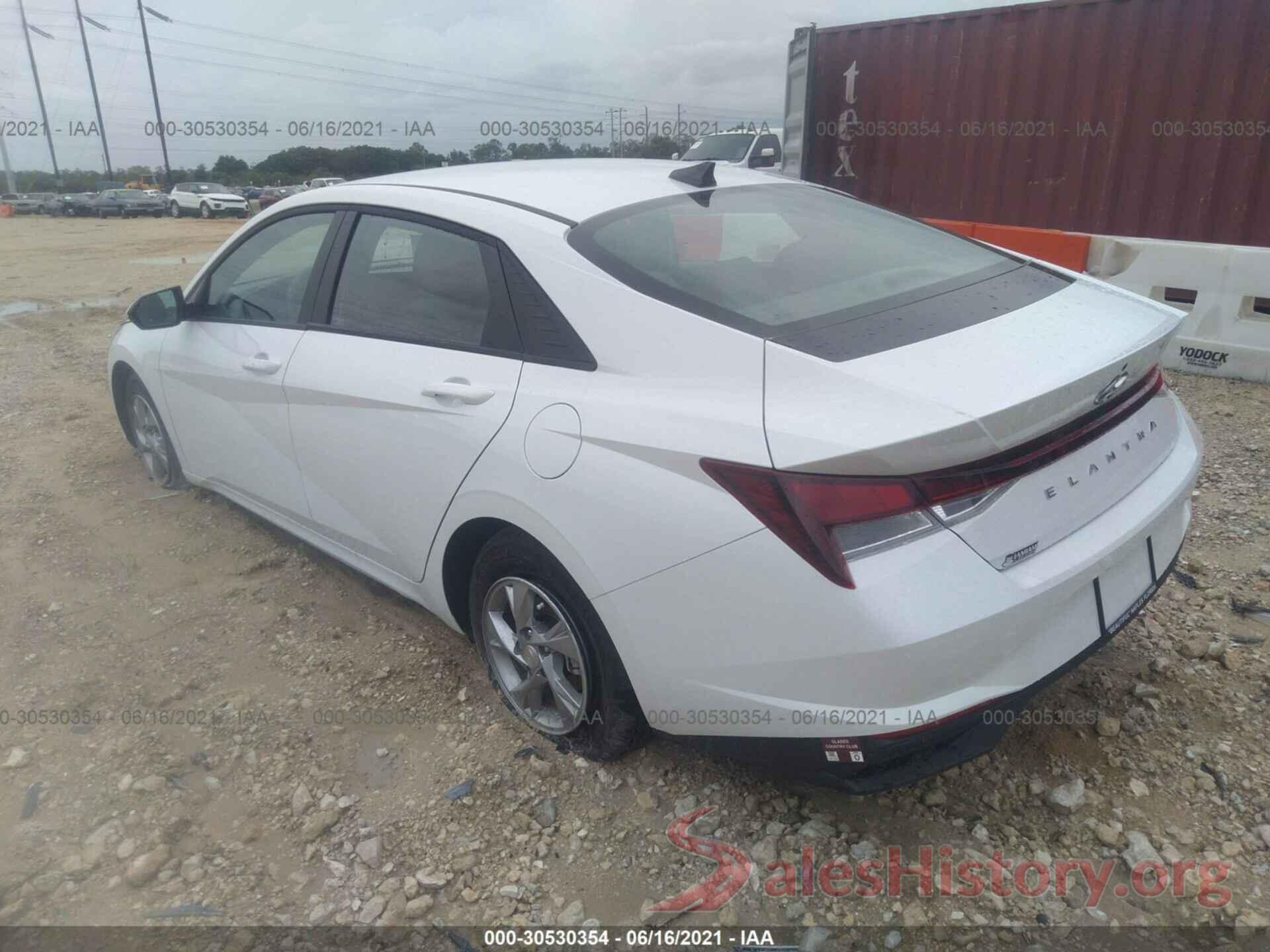 5NPLL4AG1MH033945 2021 HYUNDAI ELANTRA