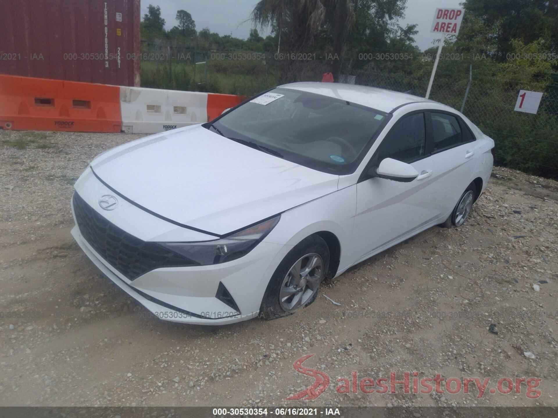 5NPLL4AG1MH033945 2021 HYUNDAI ELANTRA