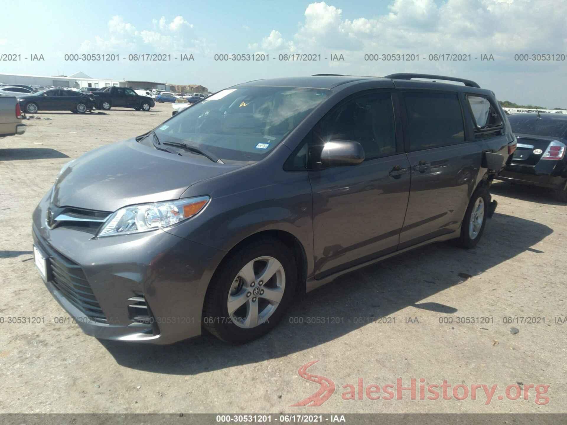 5TDKZ3DC3LS054303 2020 TOYOTA SIENNA