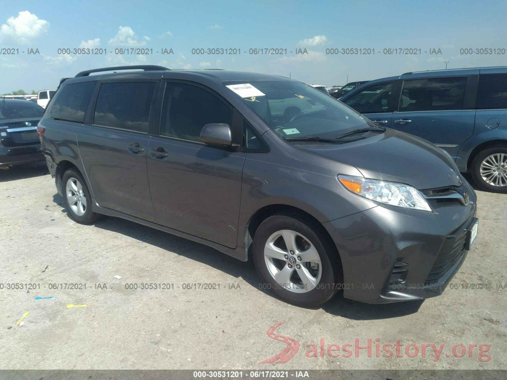 5TDKZ3DC3LS054303 2020 TOYOTA SIENNA