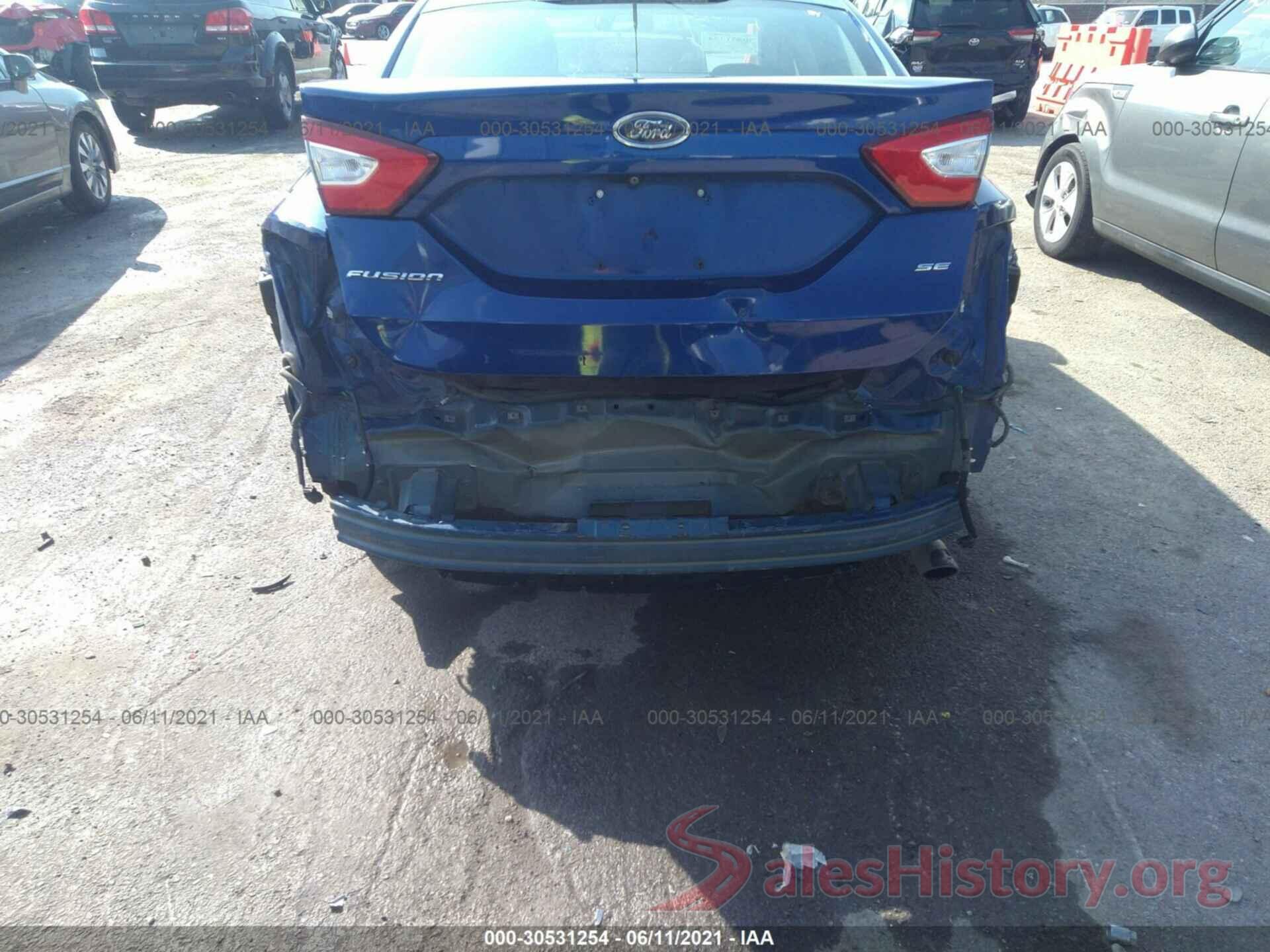 3FA6P0H7XGR200696 2016 FORD FUSION