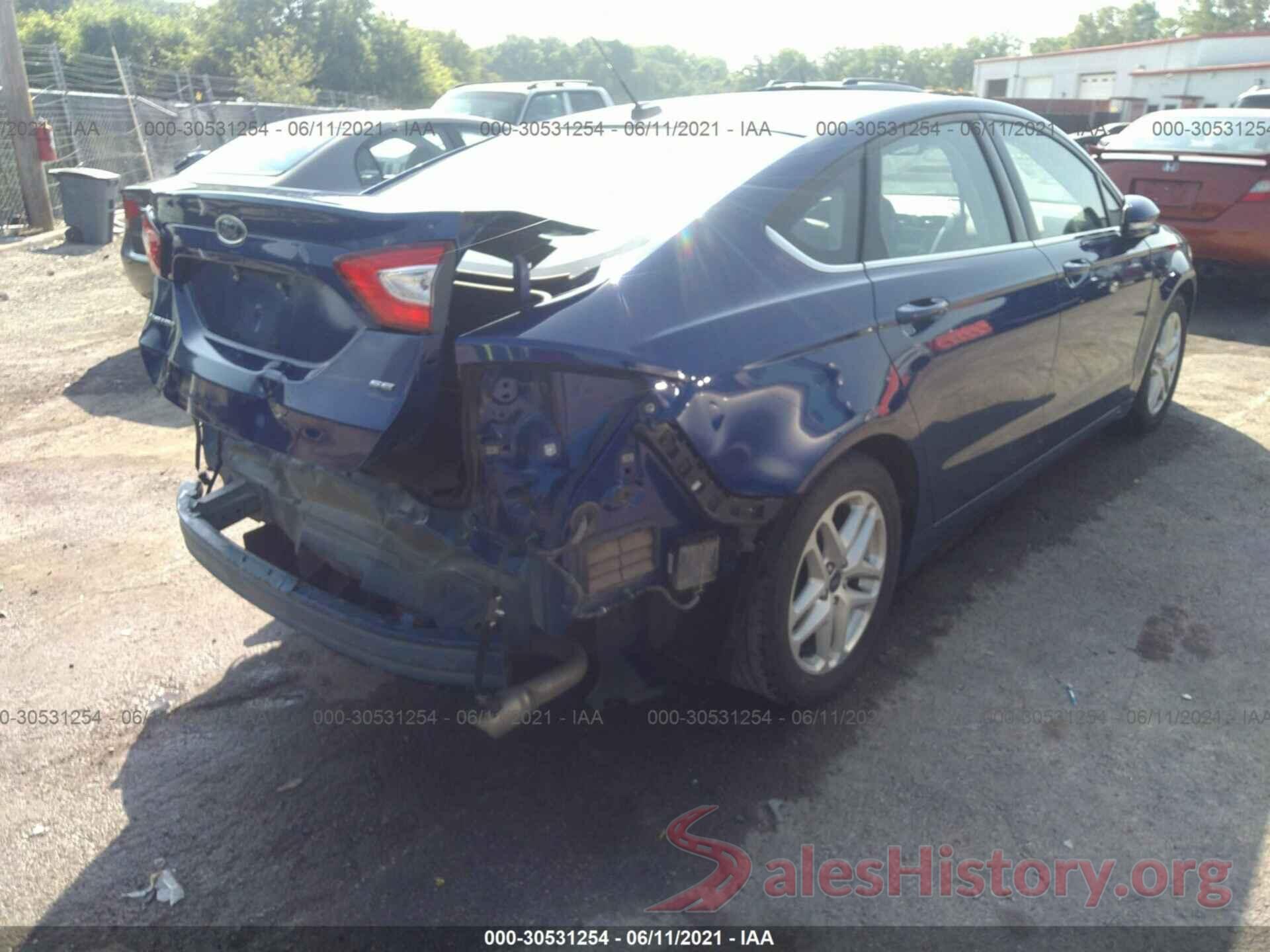 3FA6P0H7XGR200696 2016 FORD FUSION