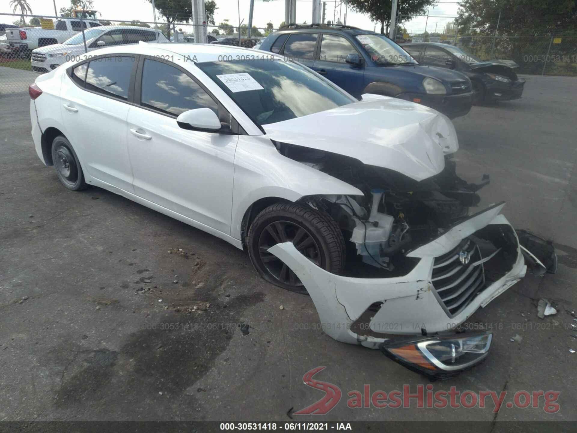 5NPD84LF3JH217841 2018 HYUNDAI ELANTRA