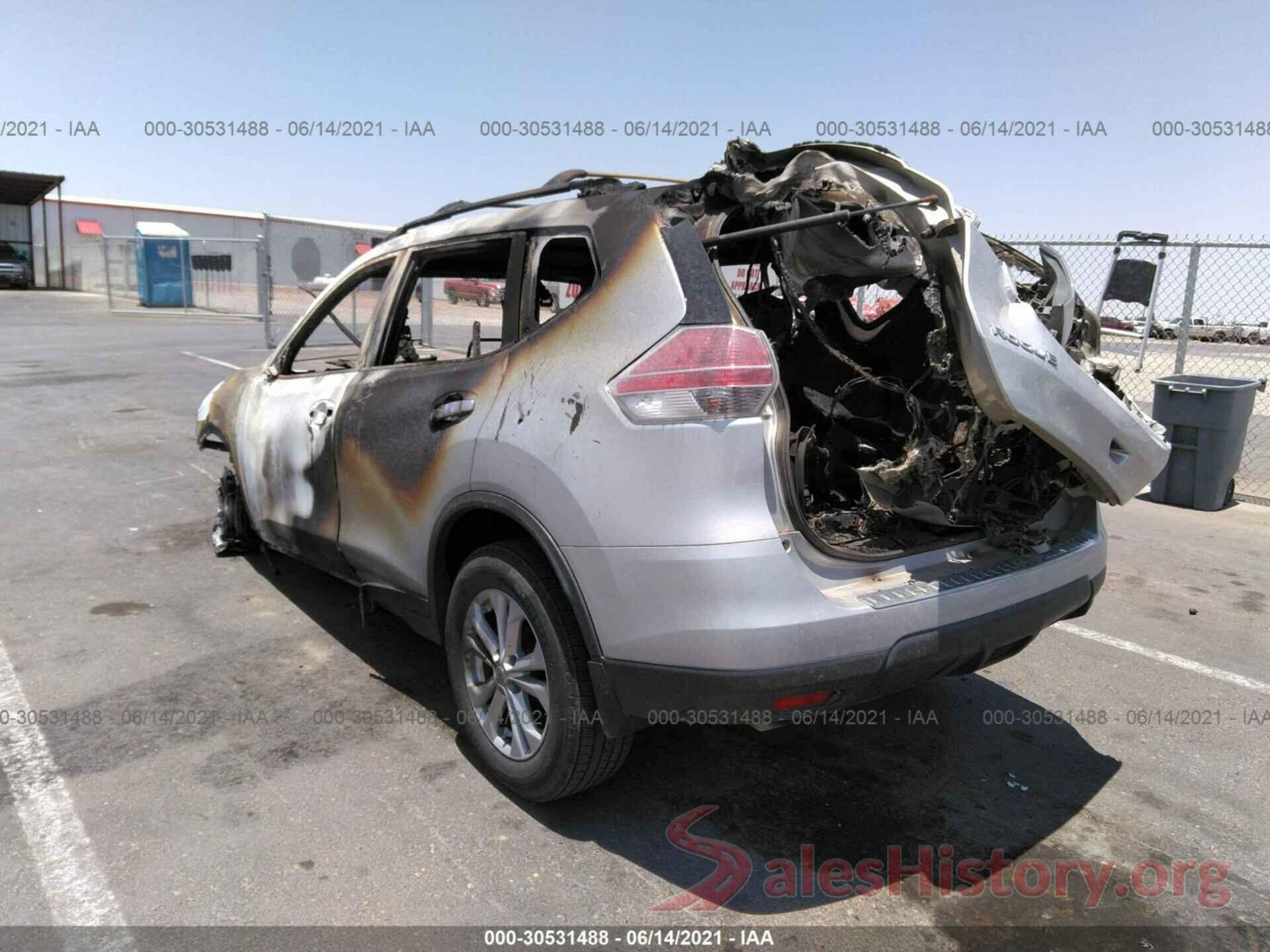 KNMAT2MT3GP734452 2016 NISSAN ROGUE