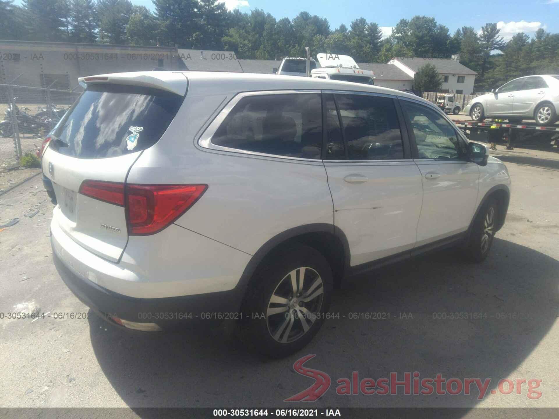 5FNYF6H49GB015586 2016 HONDA PILOT