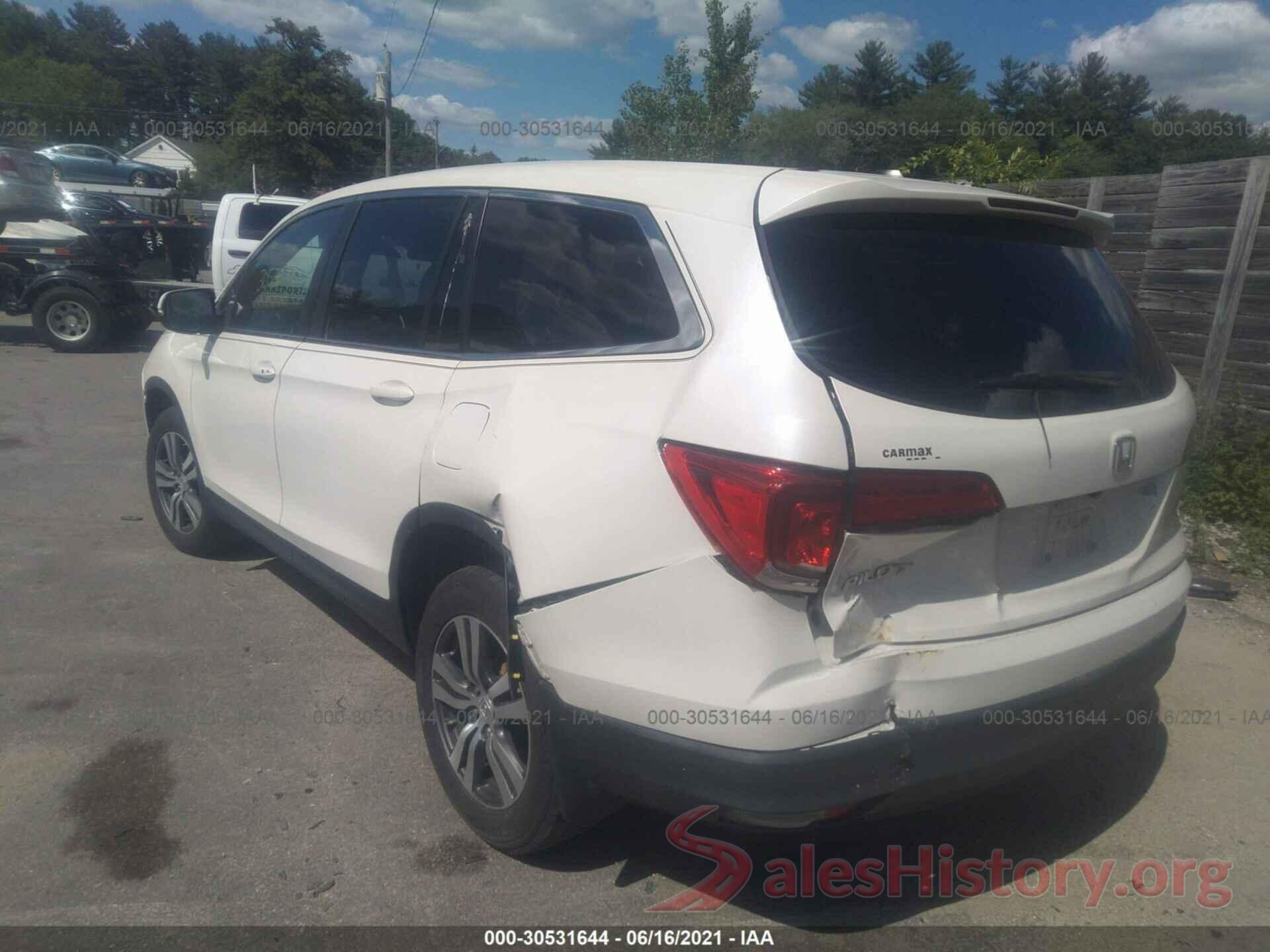 5FNYF6H49GB015586 2016 HONDA PILOT