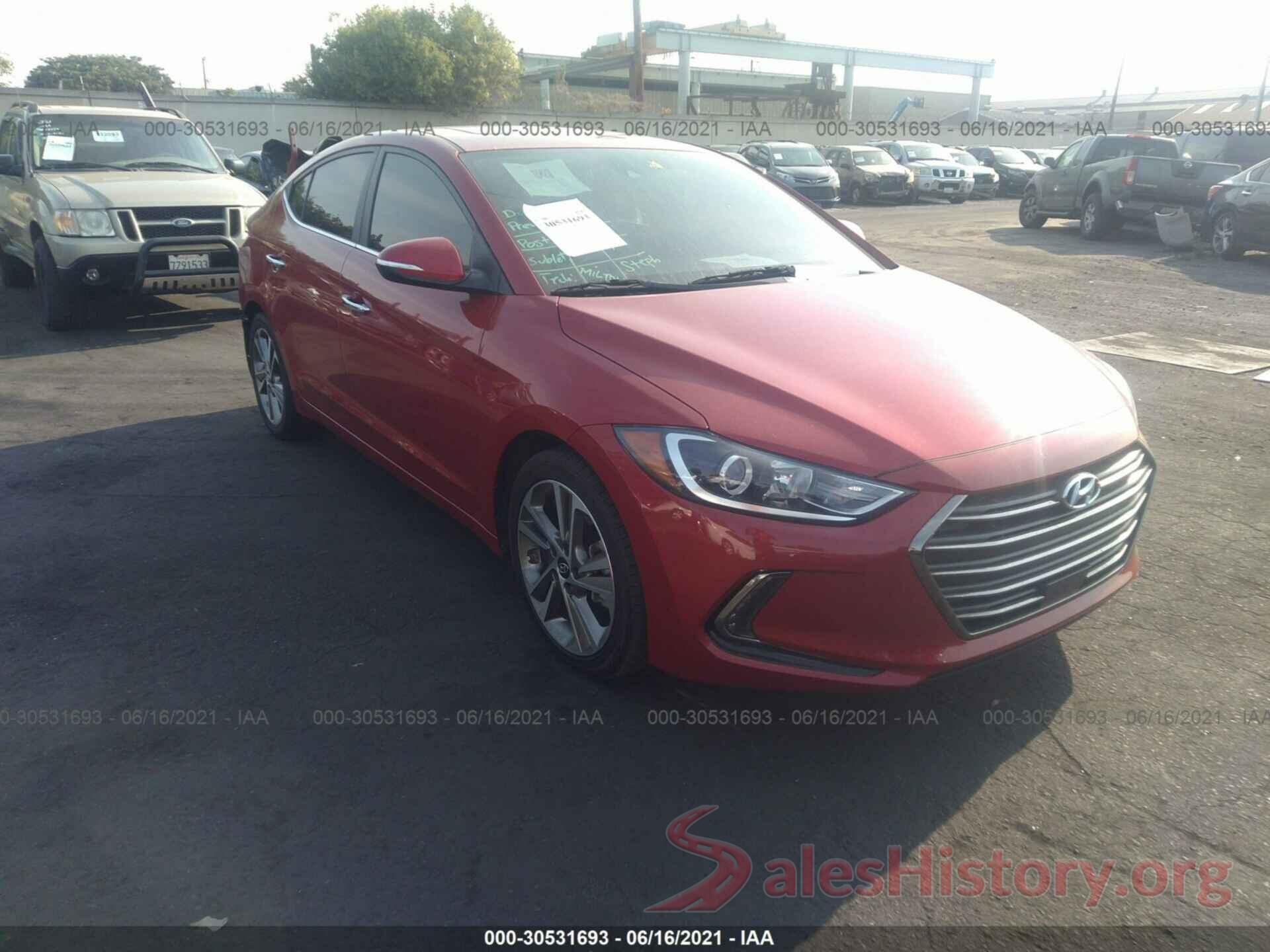 5NPD84LF3HH073167 2017 HYUNDAI ELANTRA