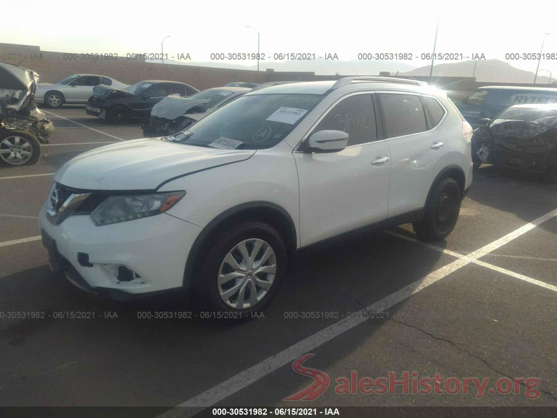 5N1AT2MN2GC850374 2016 NISSAN ROGUE