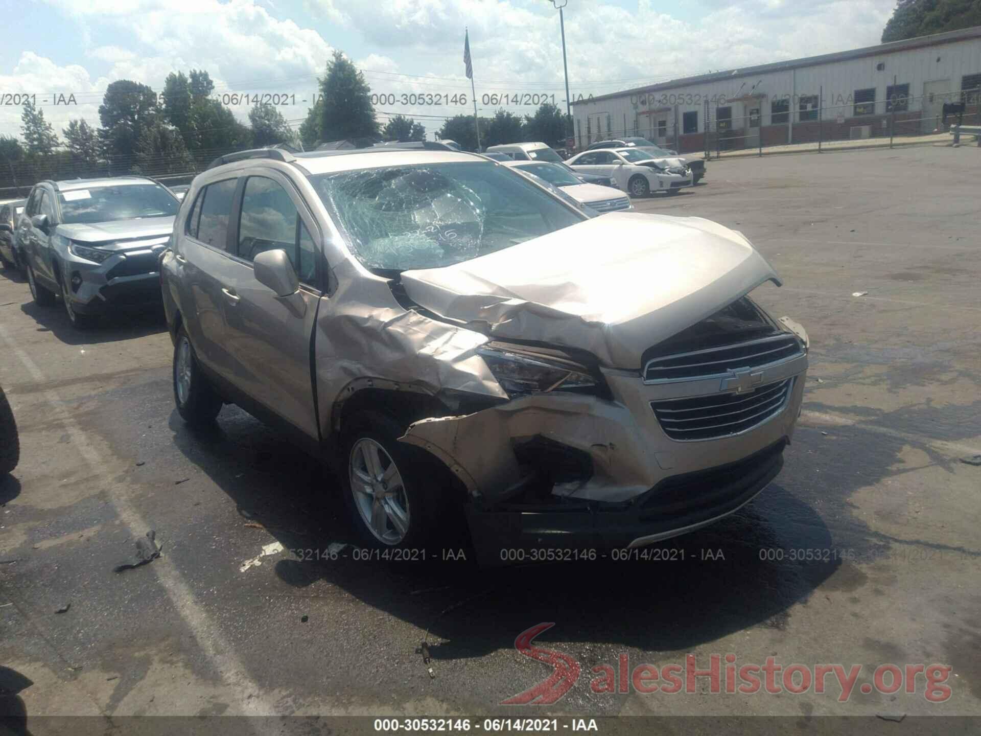 3GNCJLSB1GL156515 2016 CHEVROLET TRAX