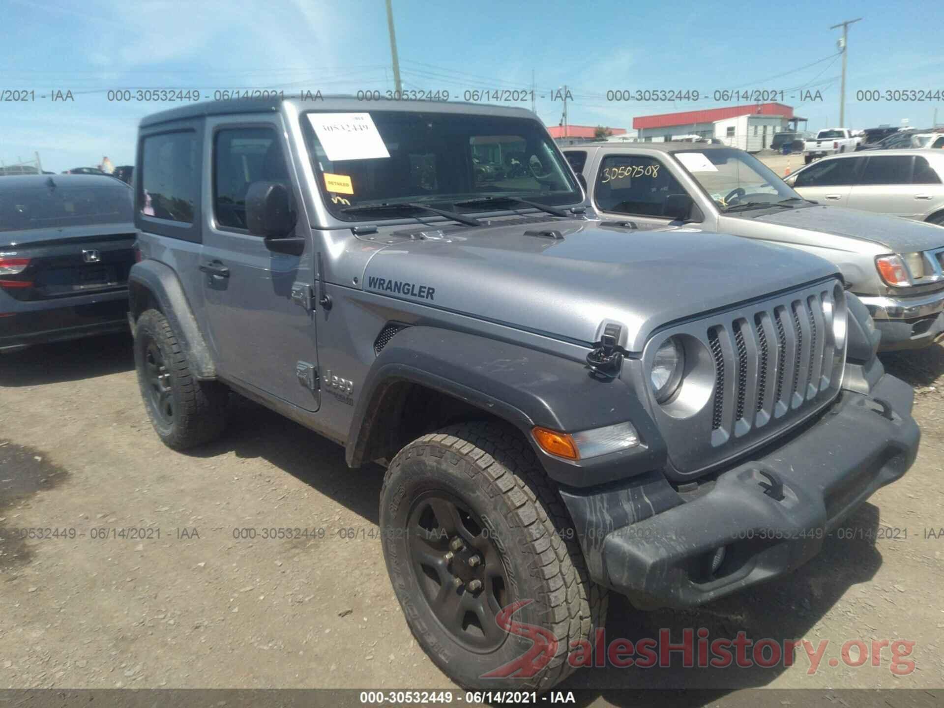 1C4GJXAN8JW224775 2018 JEEP WRANGLER