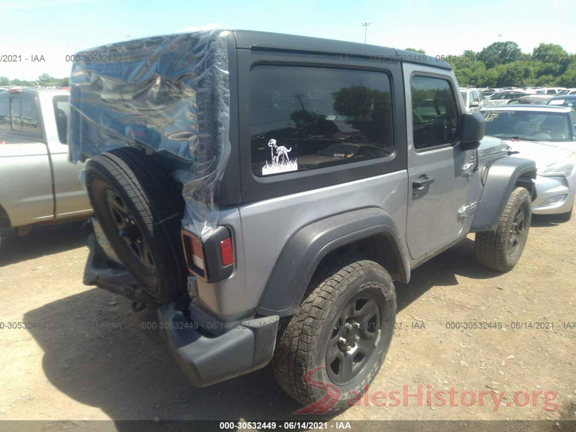 1C4GJXAN8JW224775 2018 JEEP WRANGLER