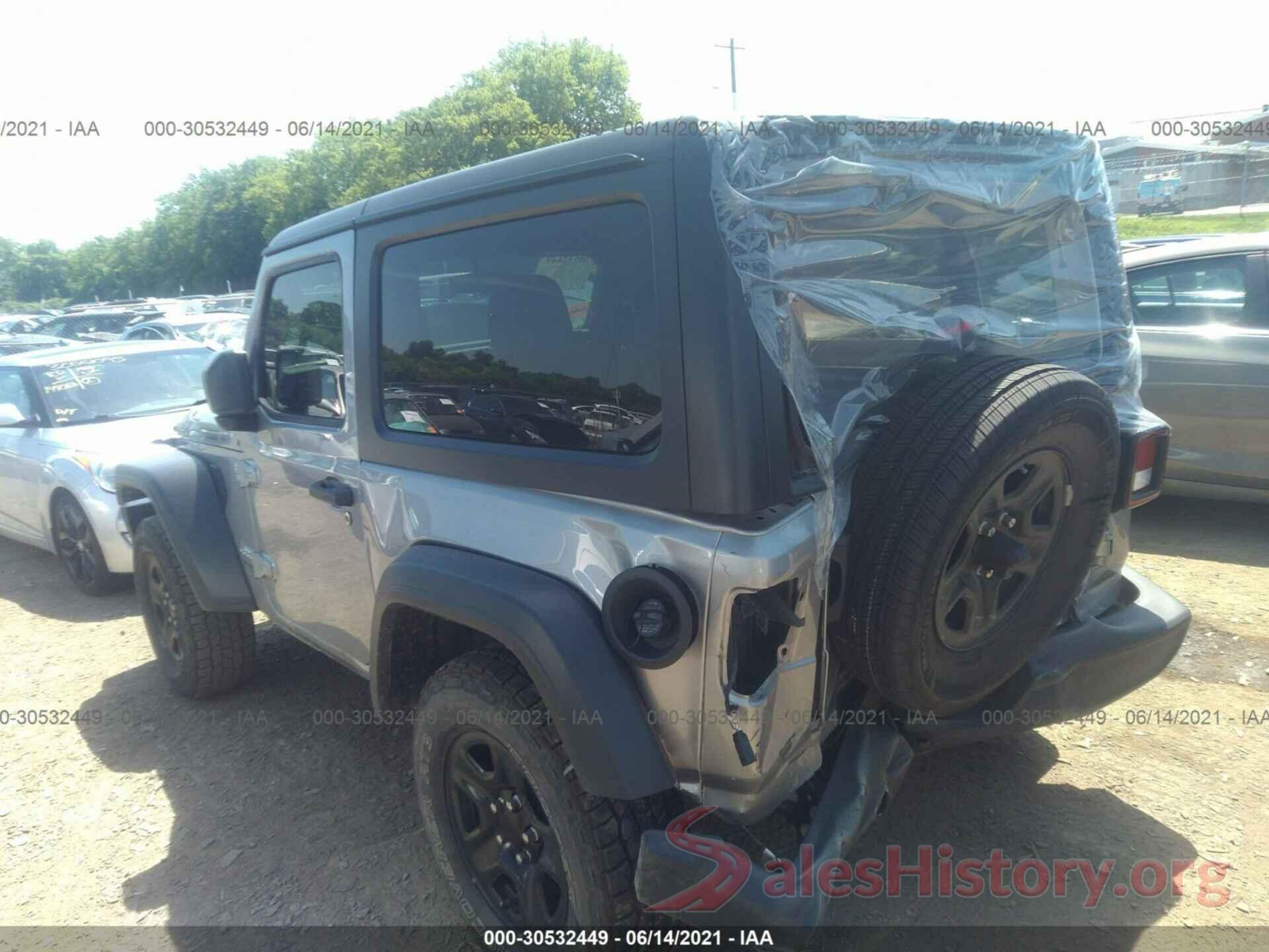 1C4GJXAN8JW224775 2018 JEEP WRANGLER