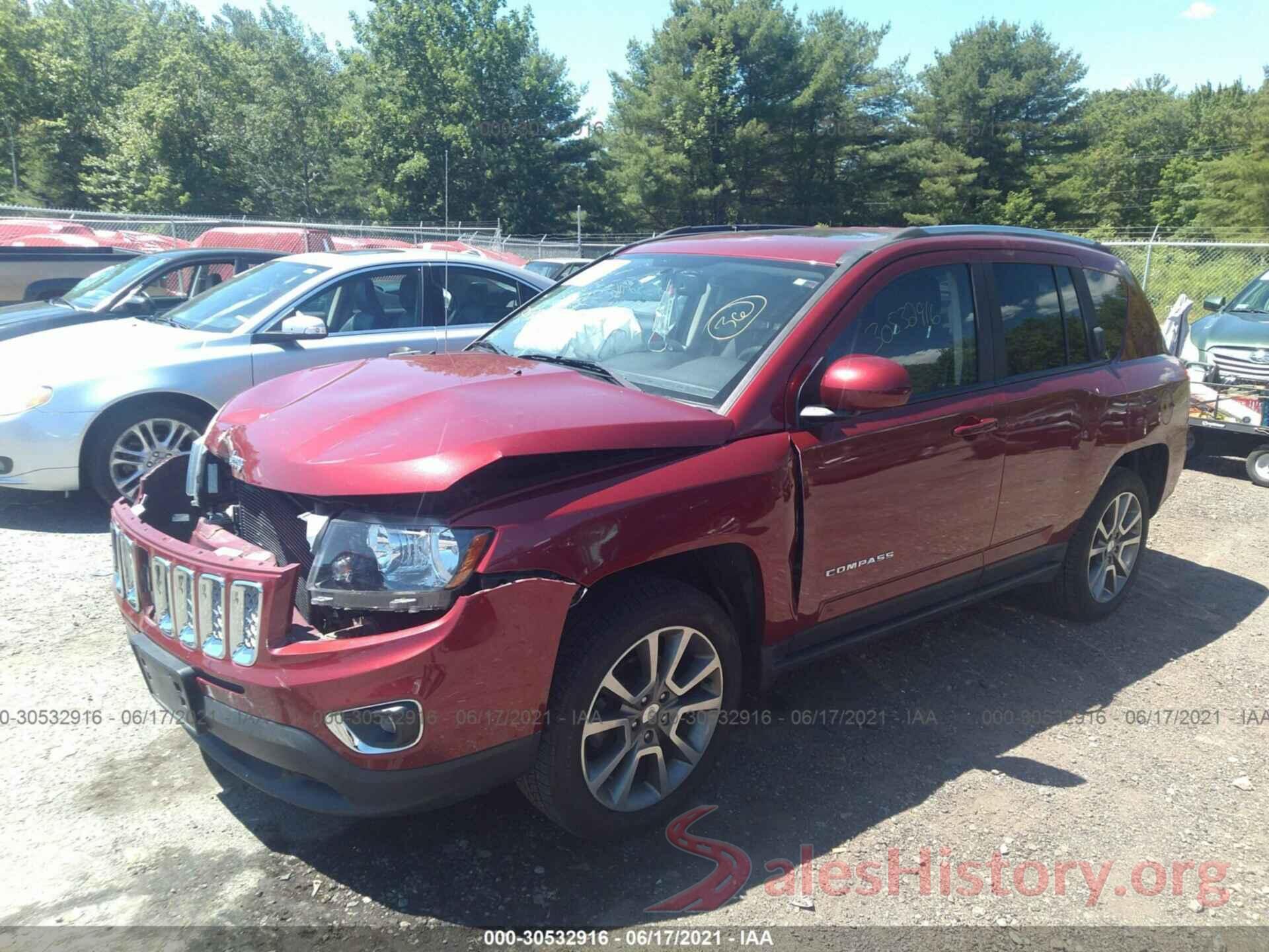 1C4NJDEB4HD188756 2017 JEEP COMPASS