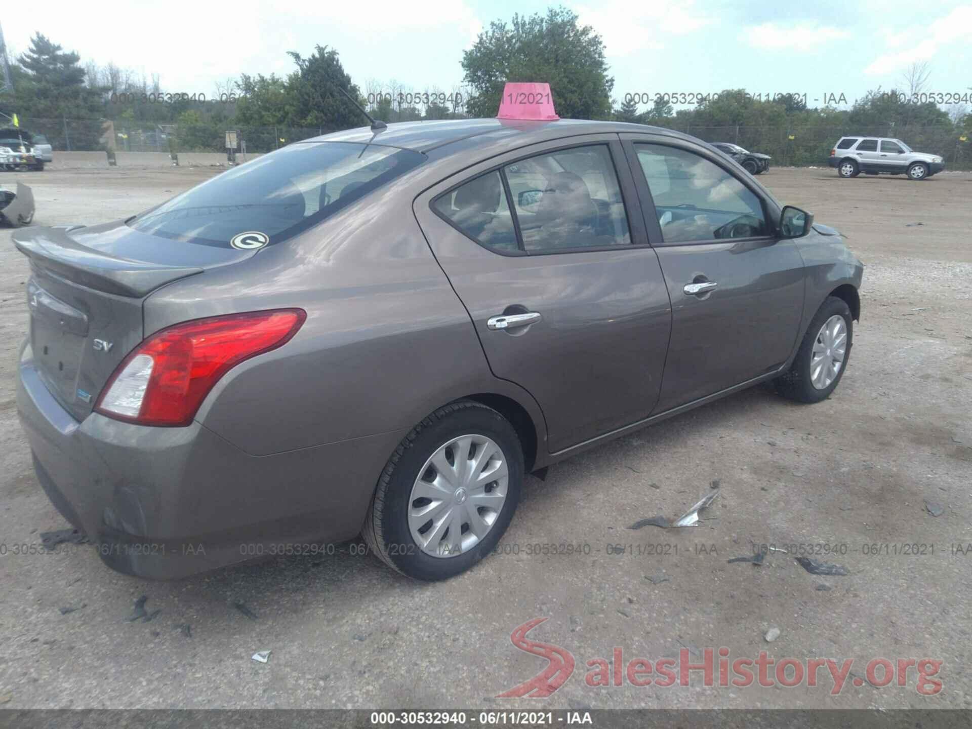 3N1CN7APXGL813333 2016 NISSAN VERSA