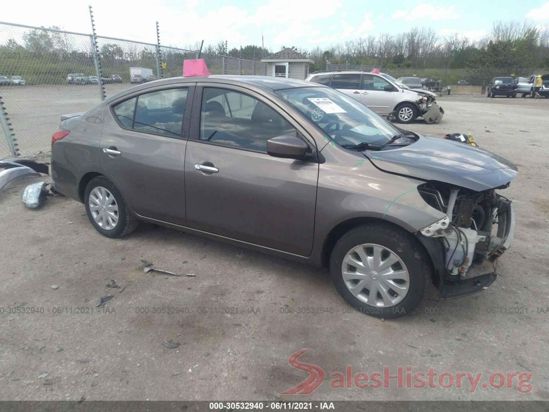 3N1CN7APXGL813333 2016 NISSAN VERSA