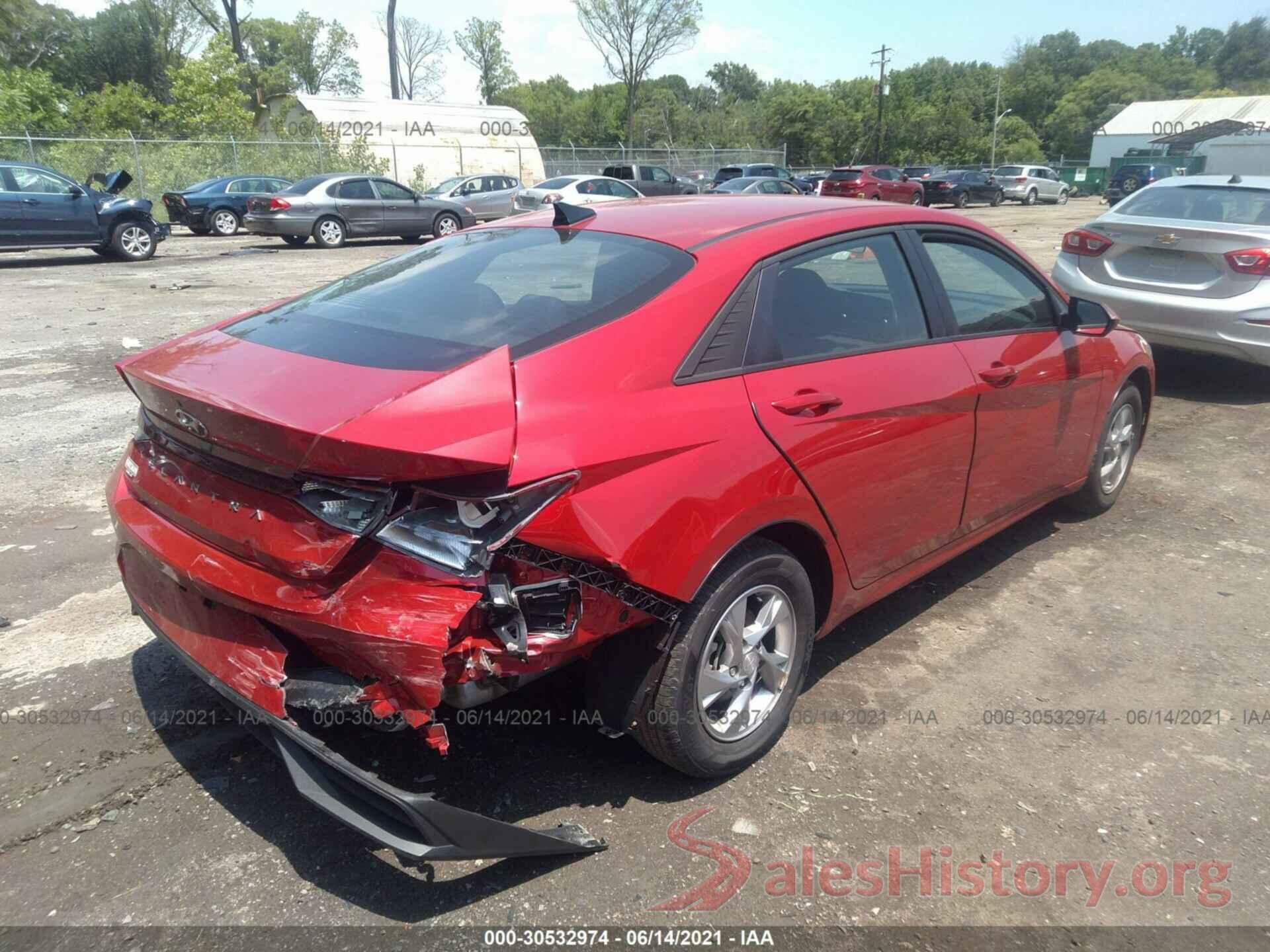 5NPLL4AG3MH029153 2021 HYUNDAI ELANTRA