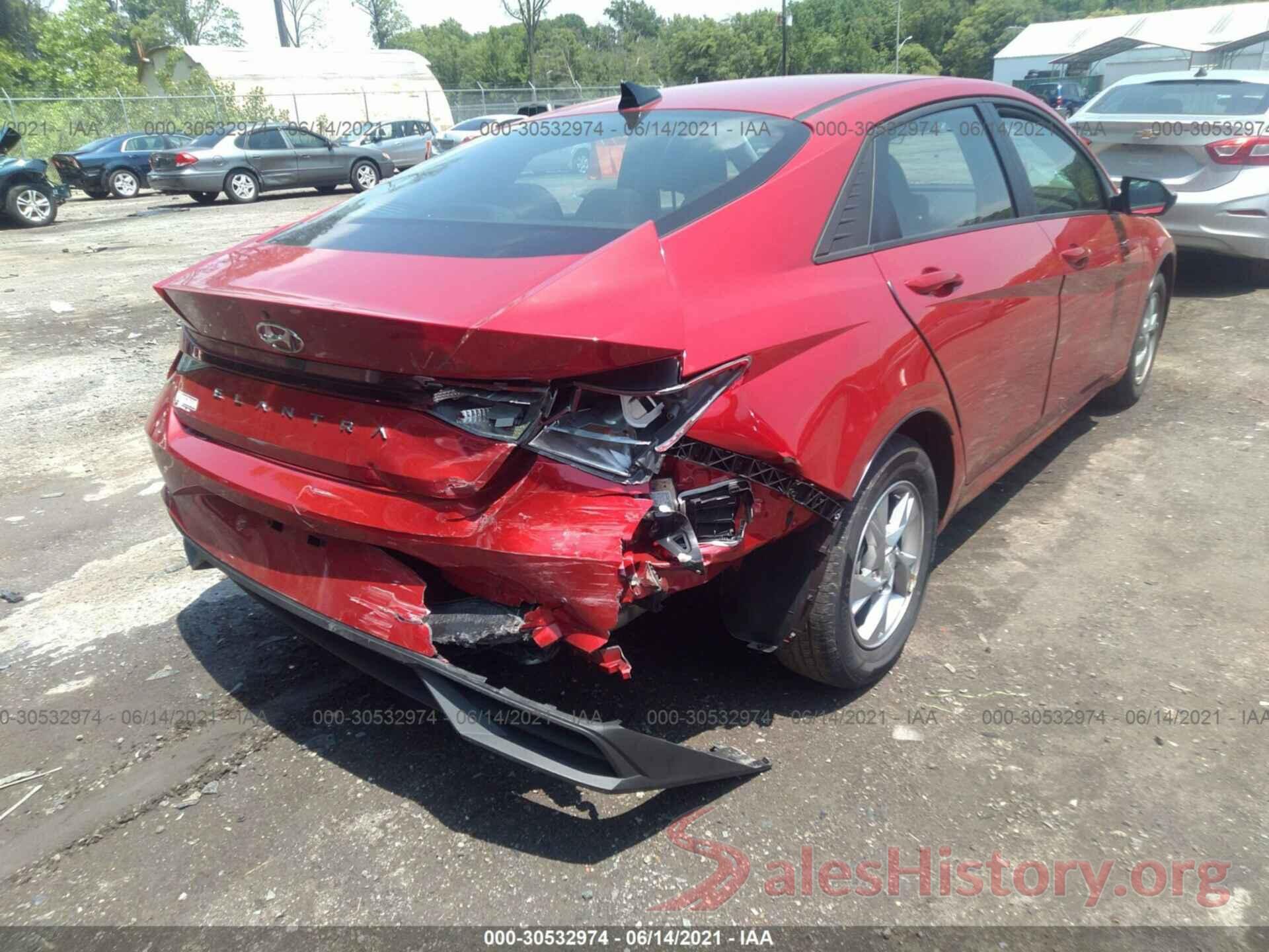 5NPLL4AG3MH029153 2021 HYUNDAI ELANTRA