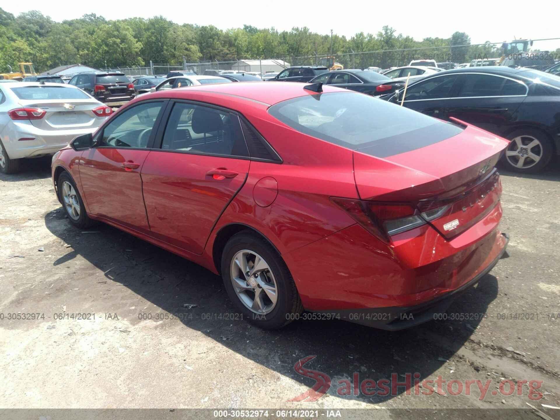 5NPLL4AG3MH029153 2021 HYUNDAI ELANTRA