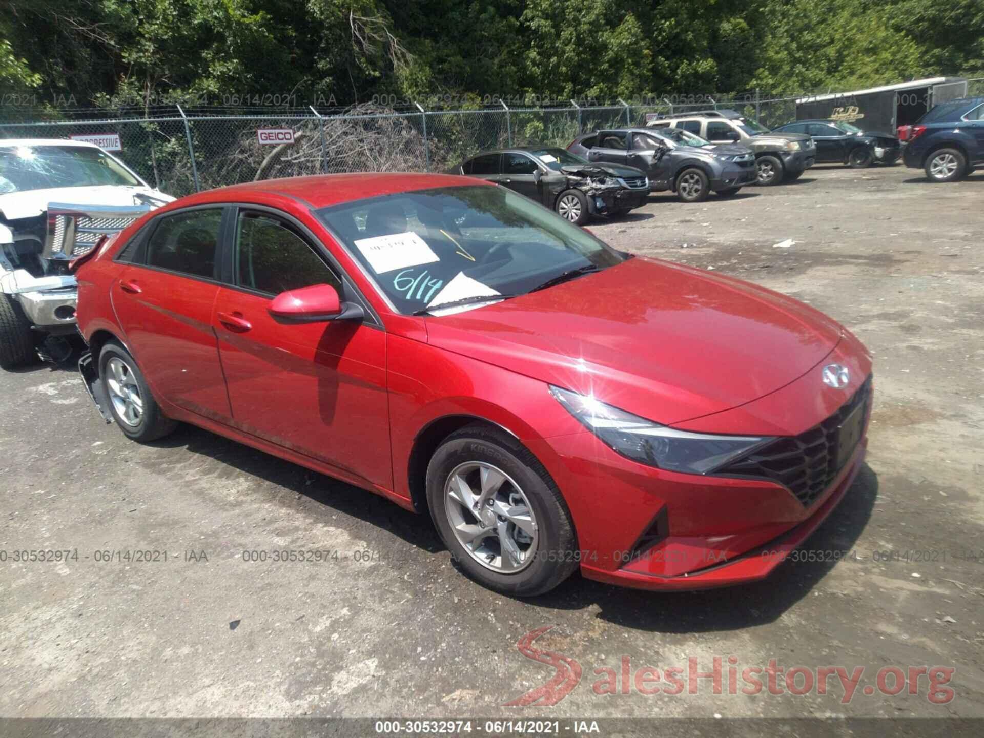 5NPLL4AG3MH029153 2021 HYUNDAI ELANTRA