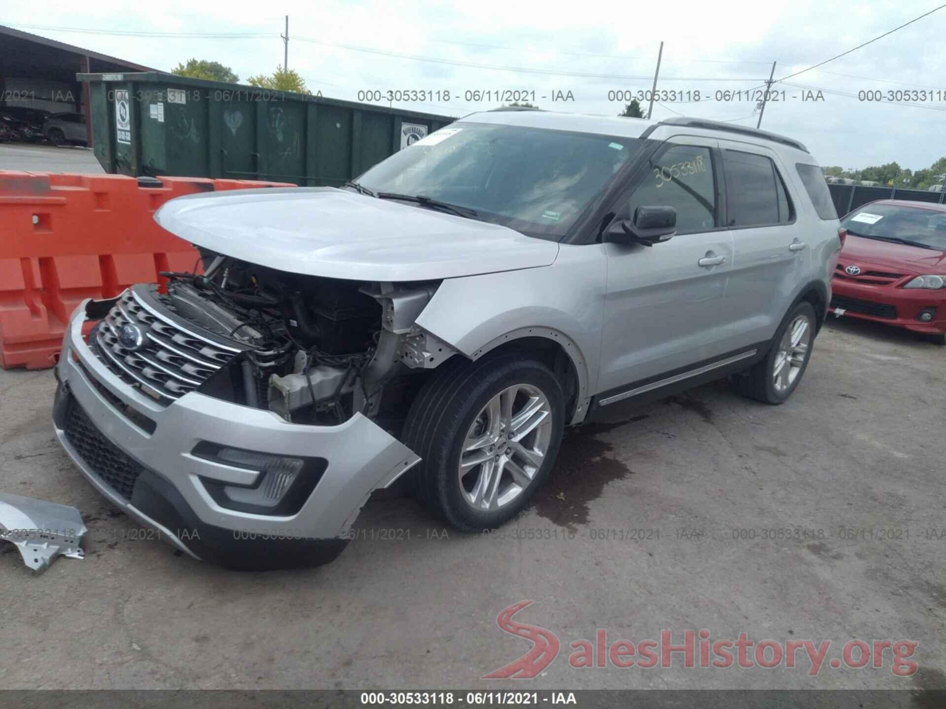 1FM5K7D80HGD01780 2017 FORD EXPLORER