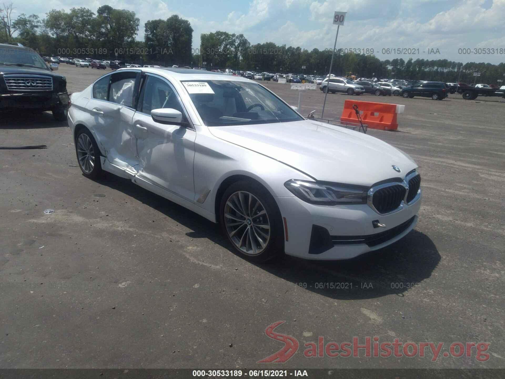 WBA53BH03MCF10702 2021 BMW 5 SERIES