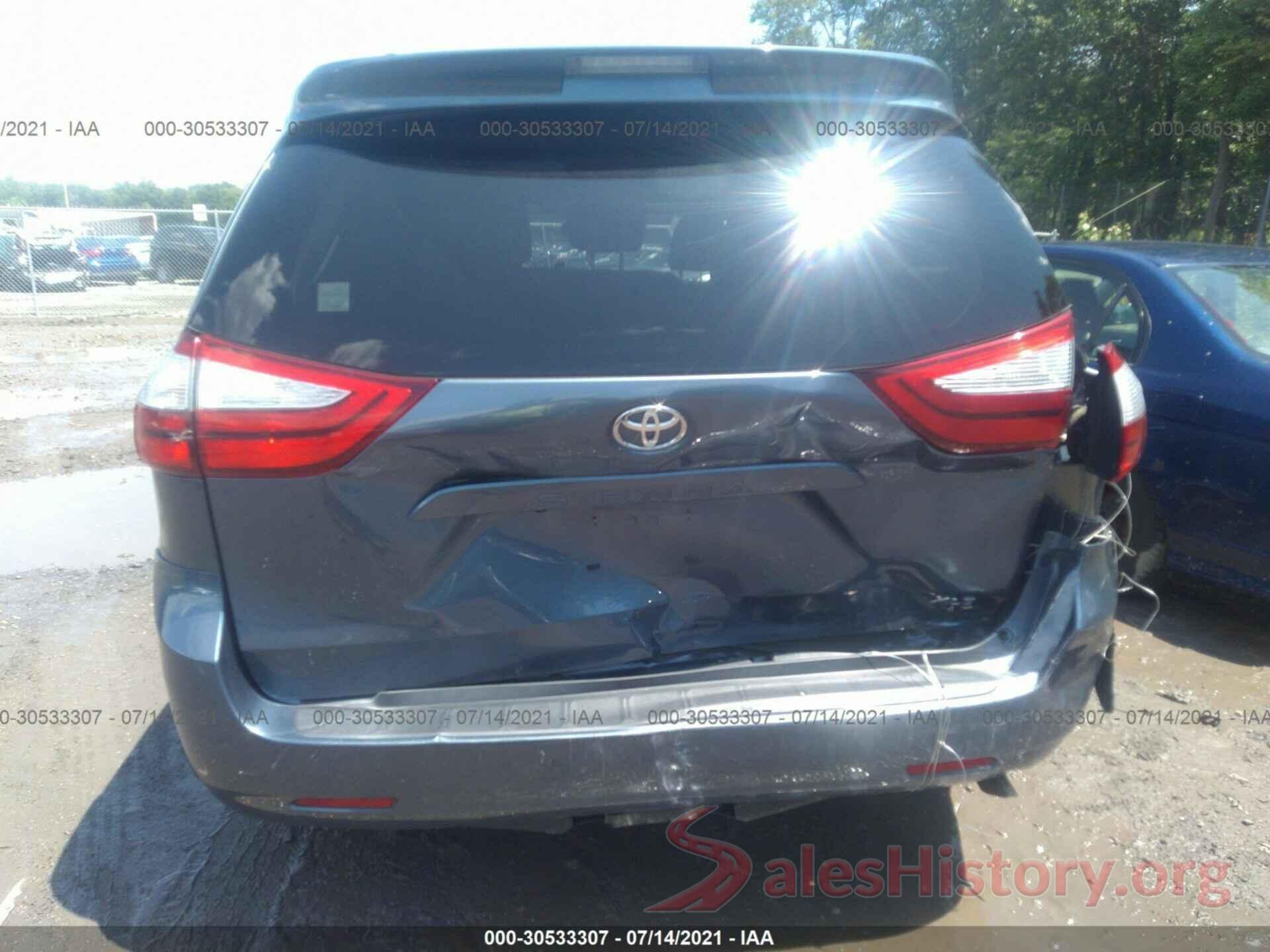 5TDYK3DC9FS677184 2015 TOYOTA SIENNA