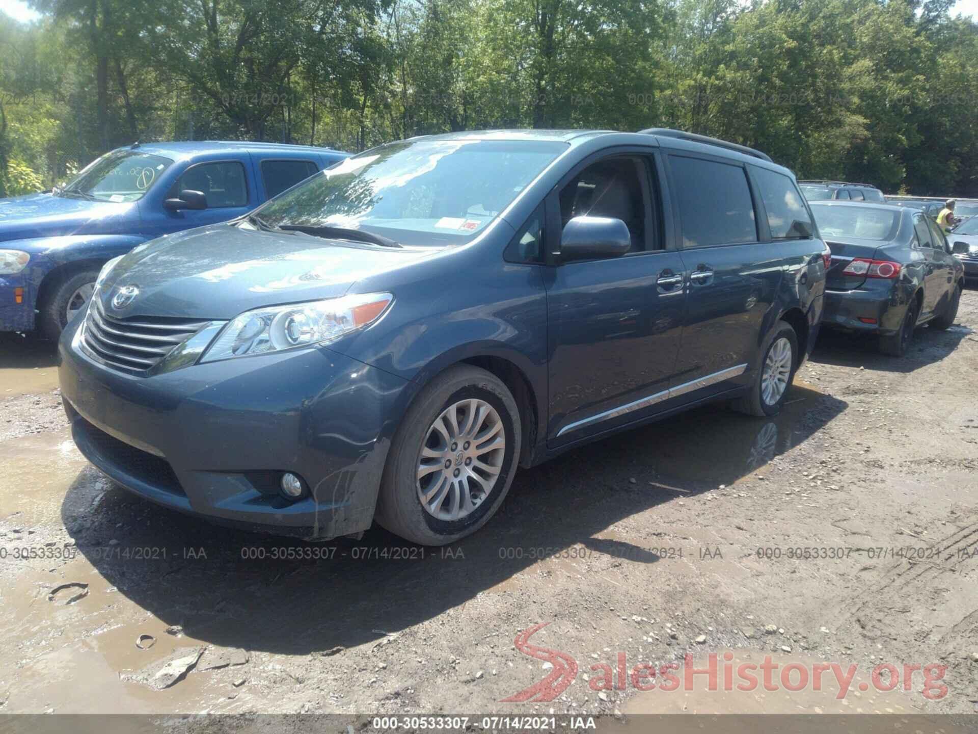 5TDYK3DC9FS677184 2015 TOYOTA SIENNA