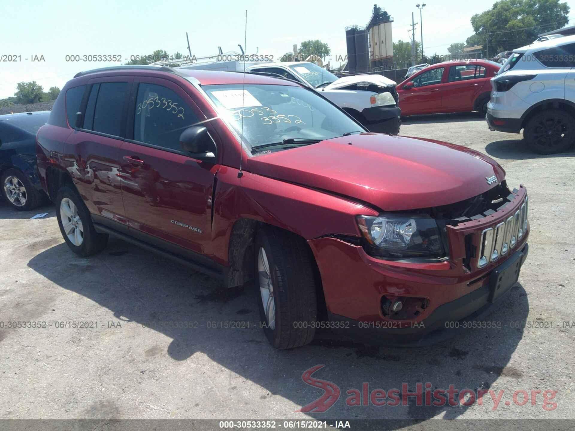 1C4NJDBB2GD617542 2016 JEEP COMPASS