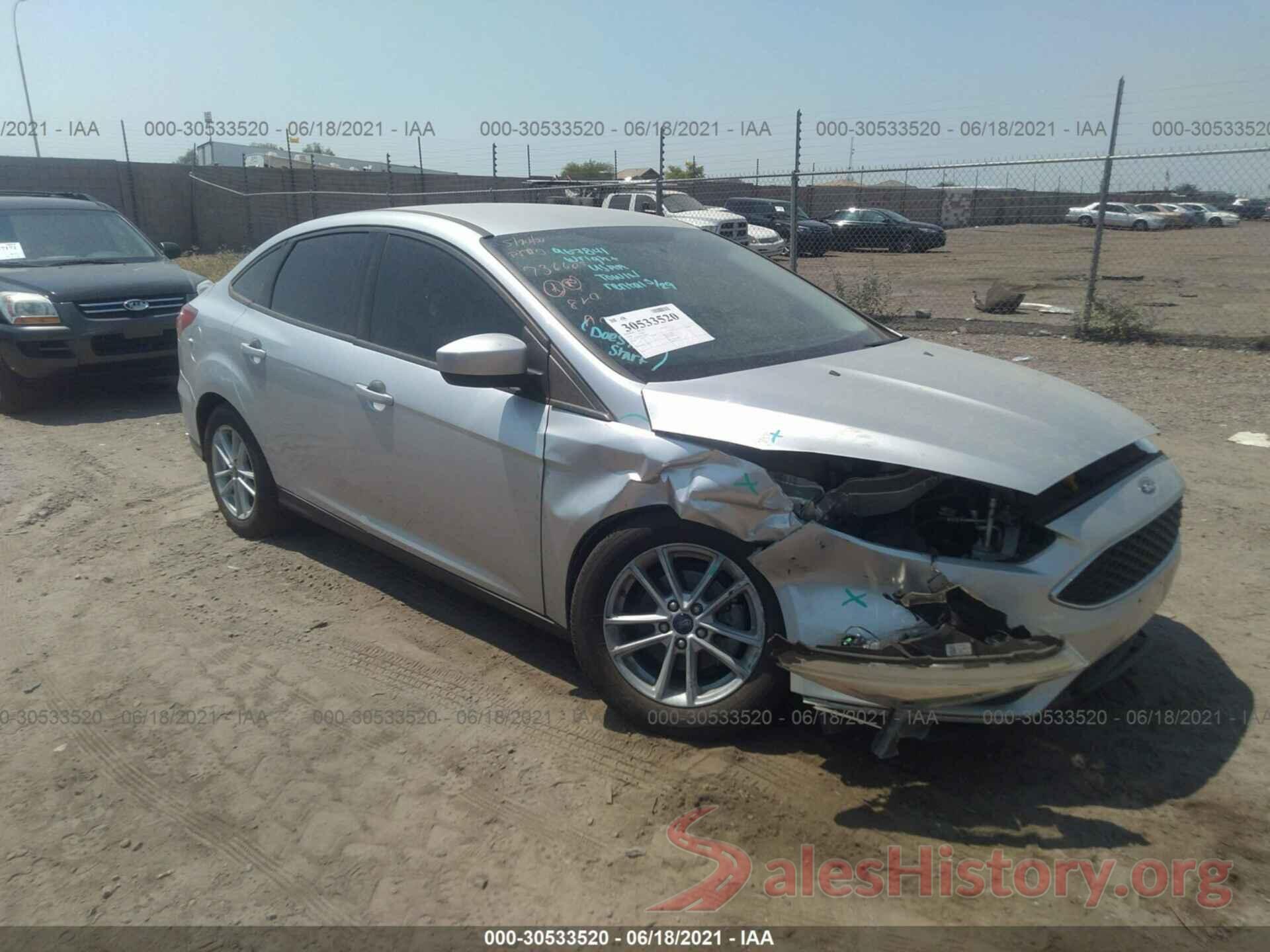 1FADP3F29JL288436 2018 FORD FOCUS