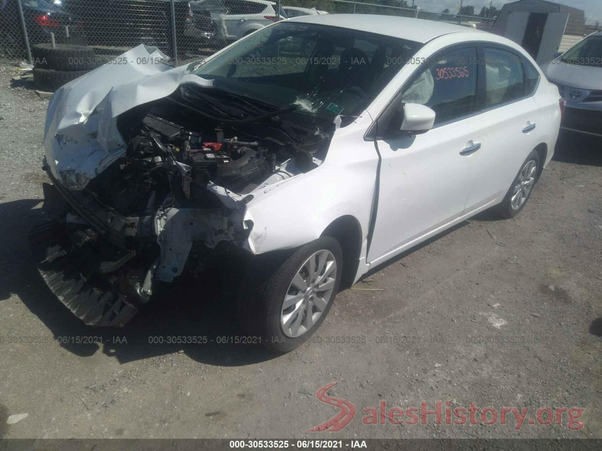 3N1AB7AP7KY312590 2019 NISSAN SENTRA