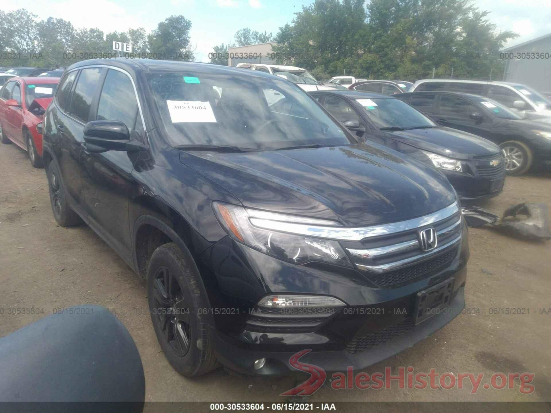 5FNYF5H58HB030567 2017 HONDA PILOT