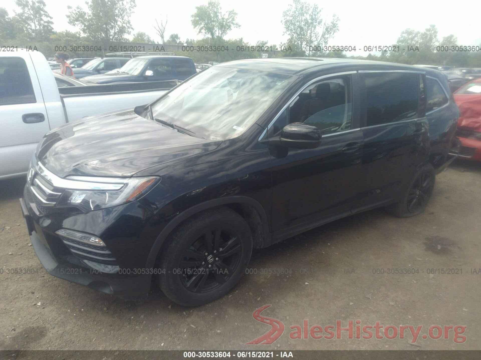 5FNYF5H58HB030567 2017 HONDA PILOT