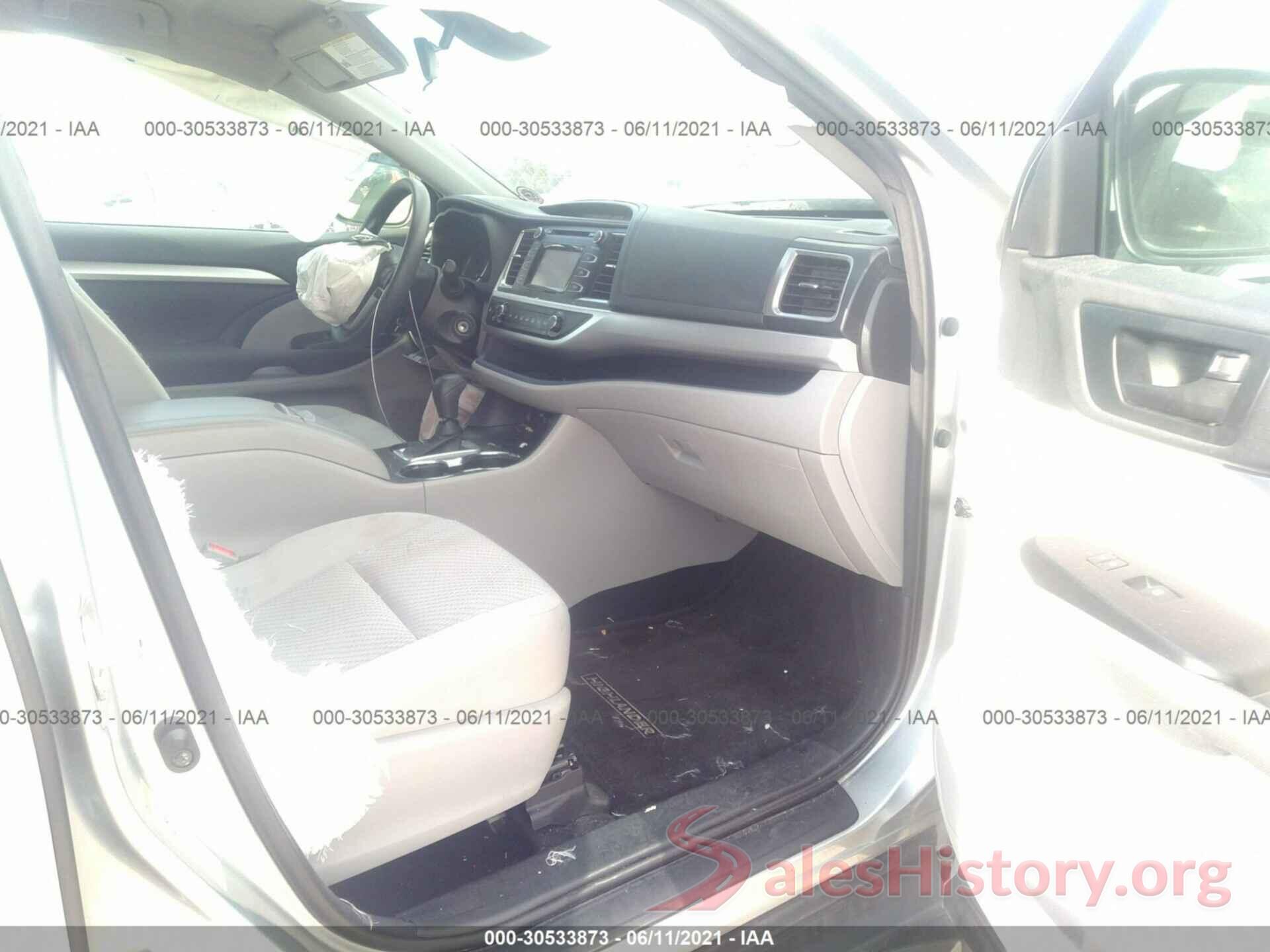 5TDZARFH9HS032069 2017 TOYOTA HIGHLANDER