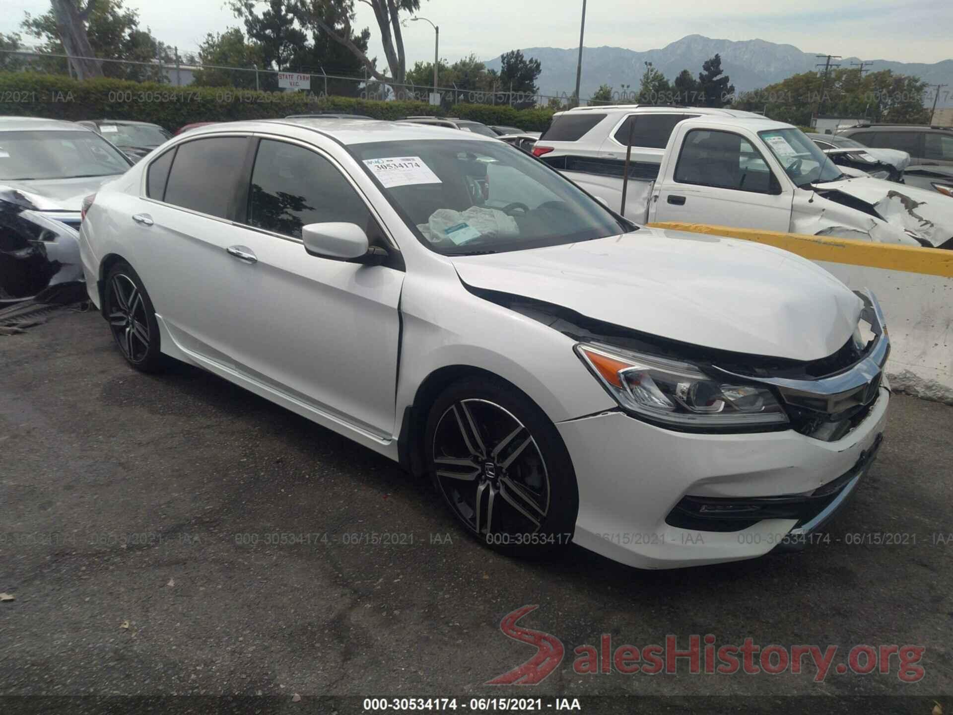 1HGCR2F56GA214496 2016 HONDA ACCORD SEDAN