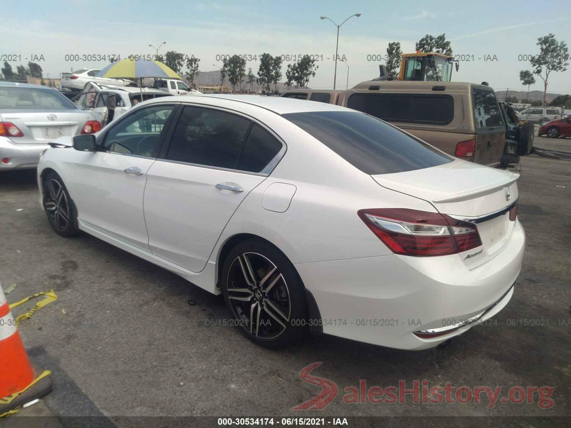 1HGCR2F56GA214496 2016 HONDA ACCORD SEDAN