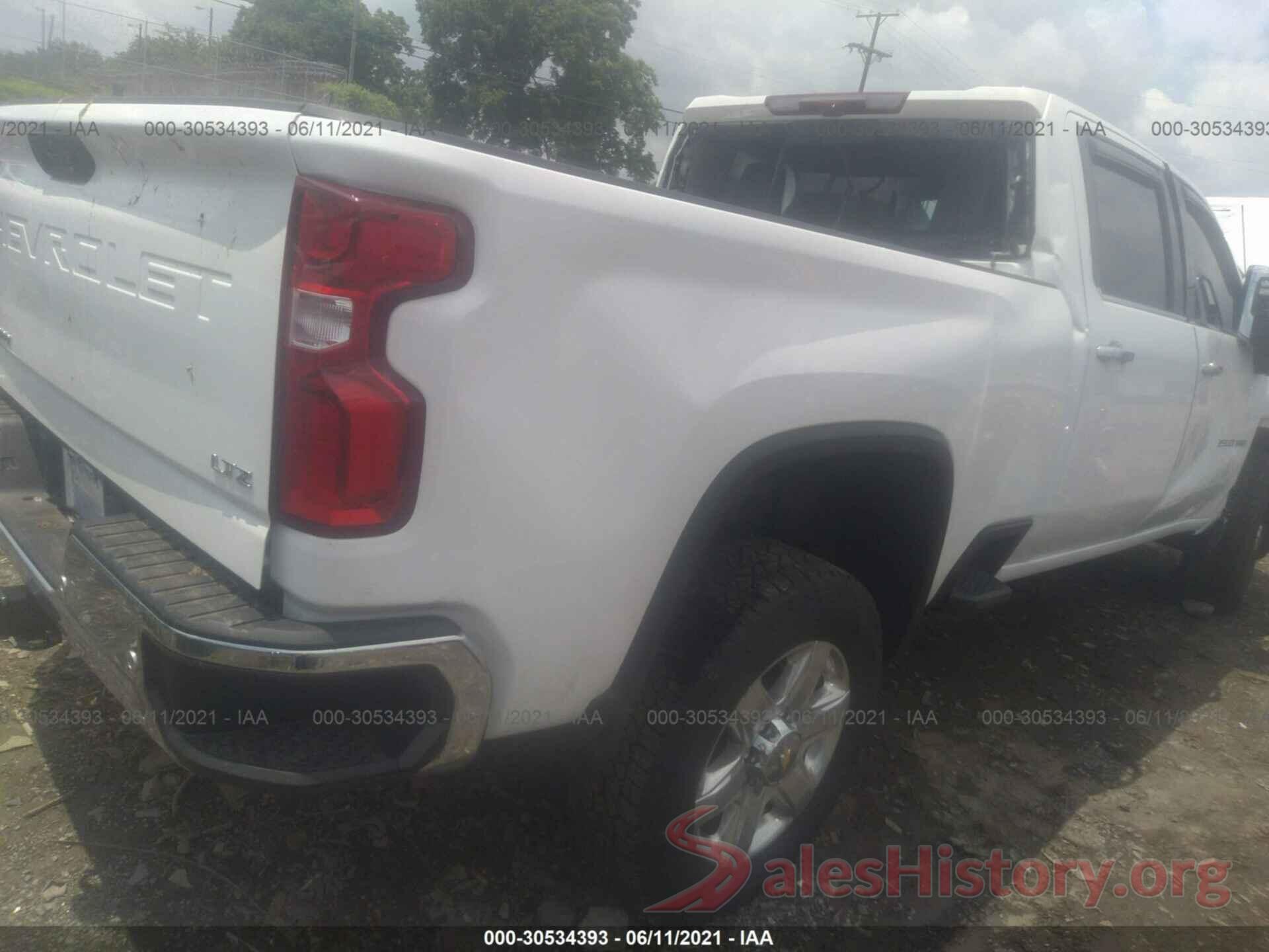 1GC4YPE75MF261121 2021 CHEVROLET SILVERADO 2500HD