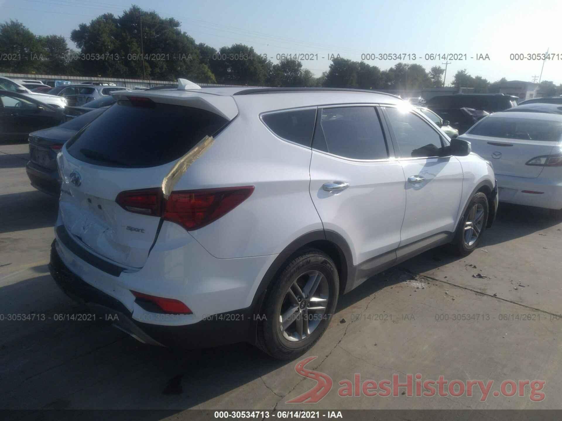 5NMZU3LB4JH103742 2018 HYUNDAI SANTA FE SPORT