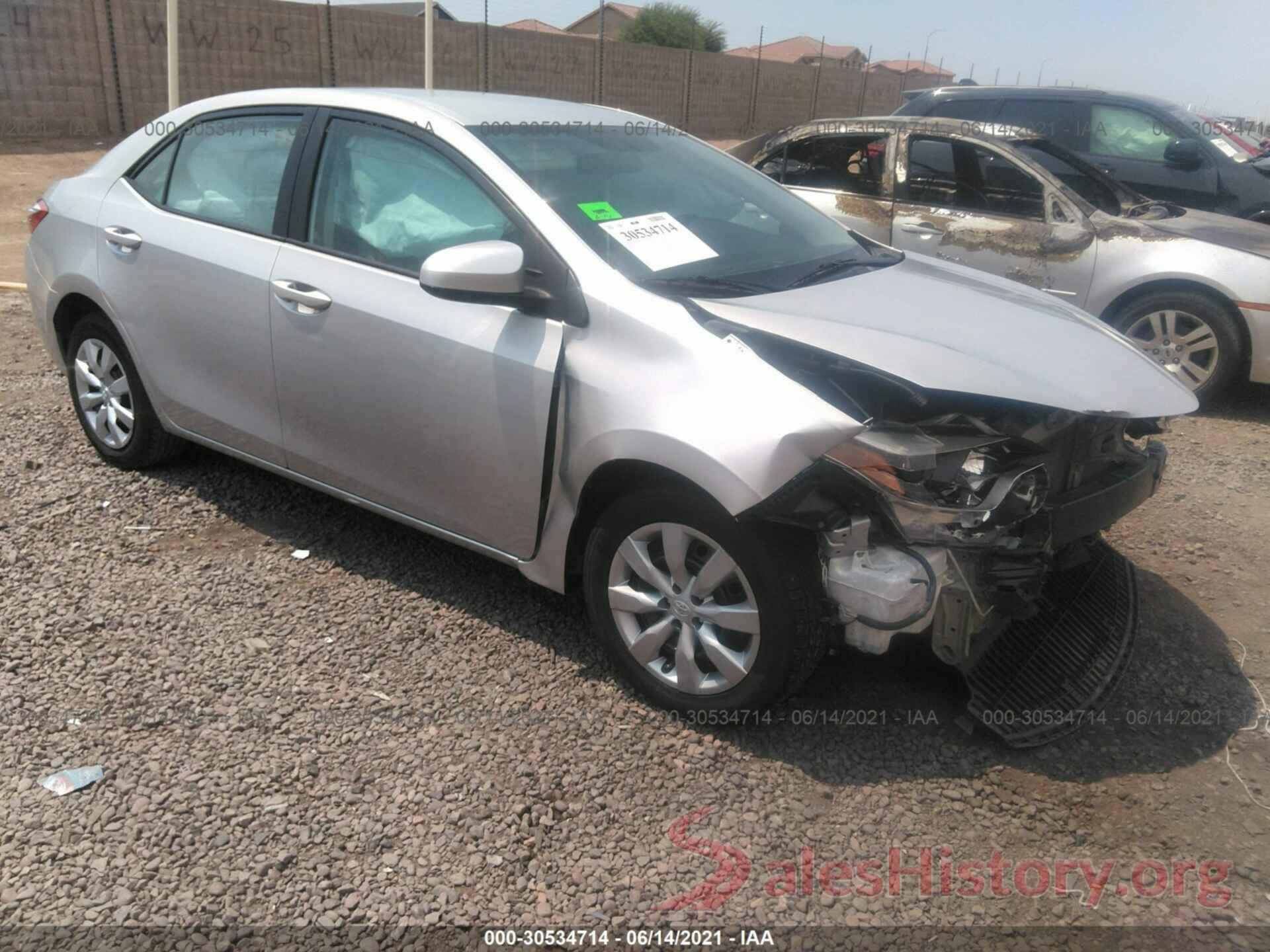 5YFBURHE5GP491487 2016 TOYOTA COROLLA