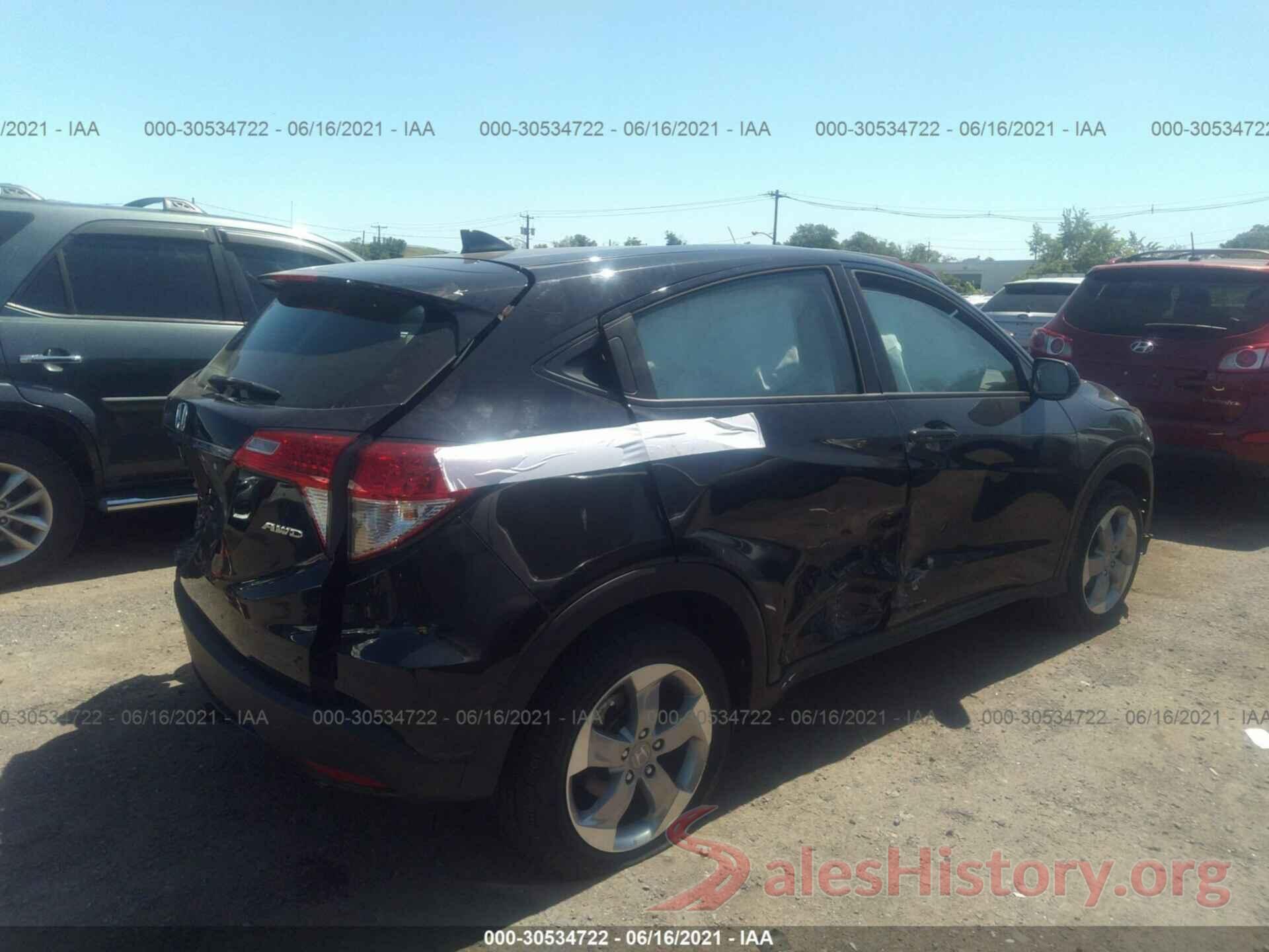 3CZRU6H37KM731869 2019 HONDA HR-V