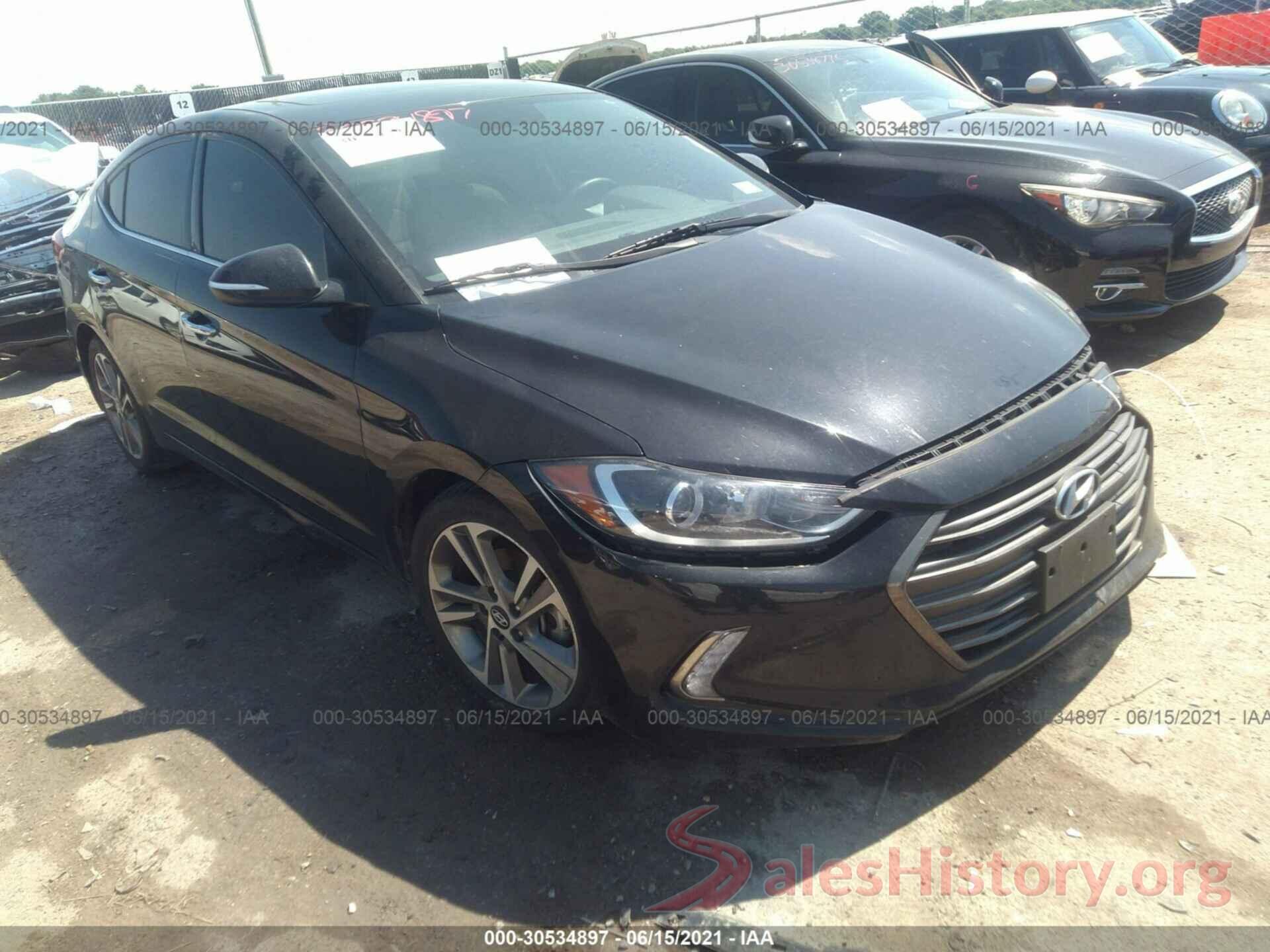 5NPD84LF1HH109230 2017 HYUNDAI ELANTRA