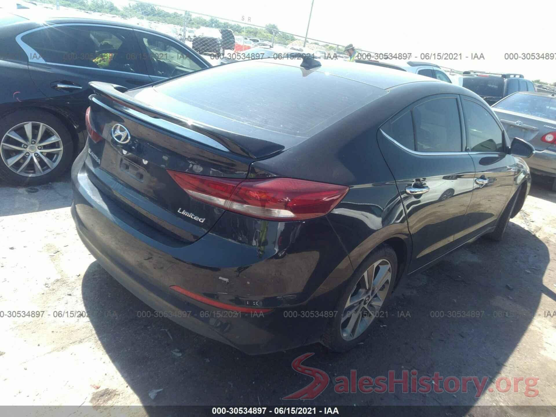 5NPD84LF1HH109230 2017 HYUNDAI ELANTRA