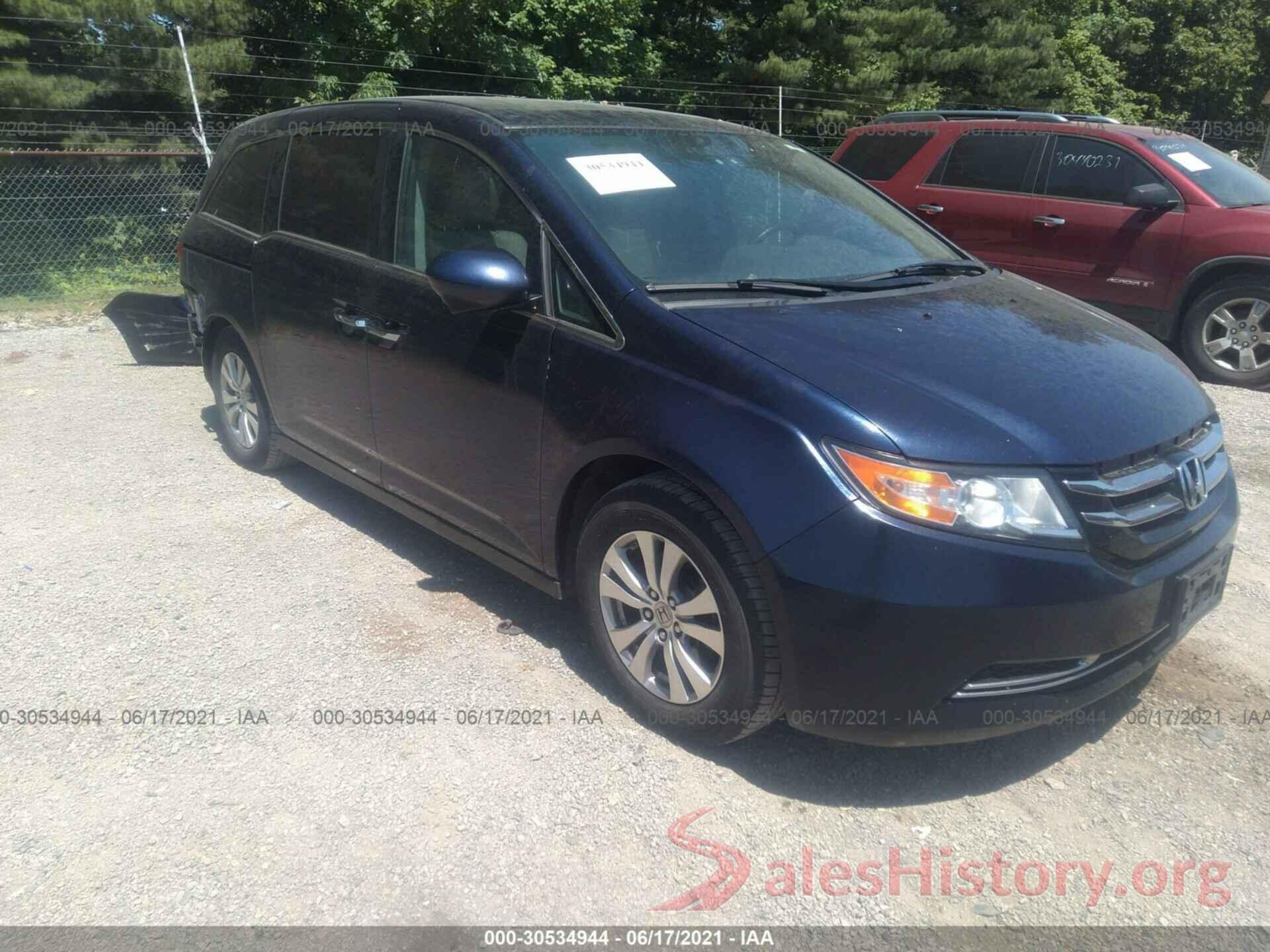 5FNRL5H66GB078962 2016 HONDA ODYSSEY